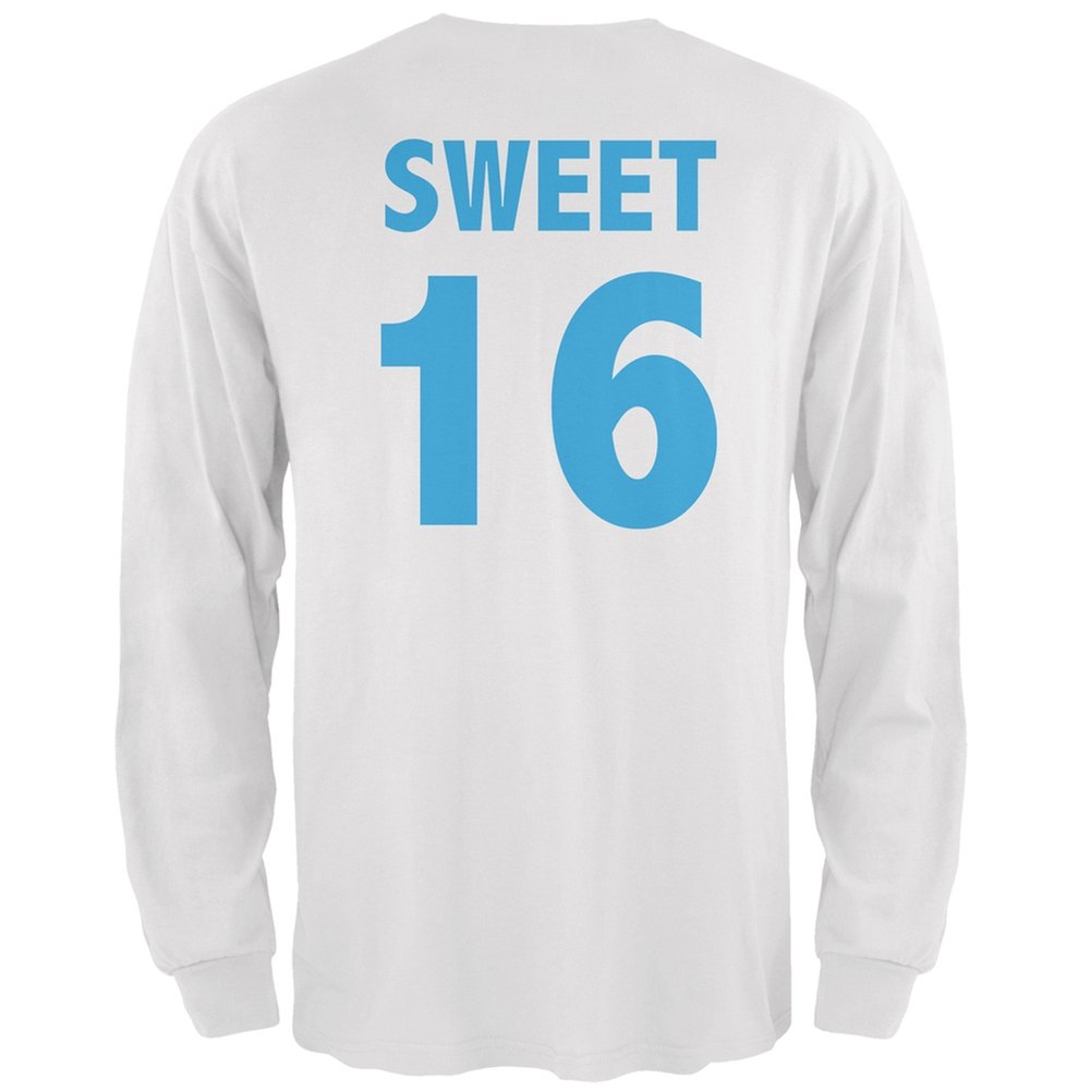 16th Birthday Boy White Long Sleeve T-Shirt for Men - Small Size | Perfect for Birthday Parties, Family Gatherings & Special Celebrations