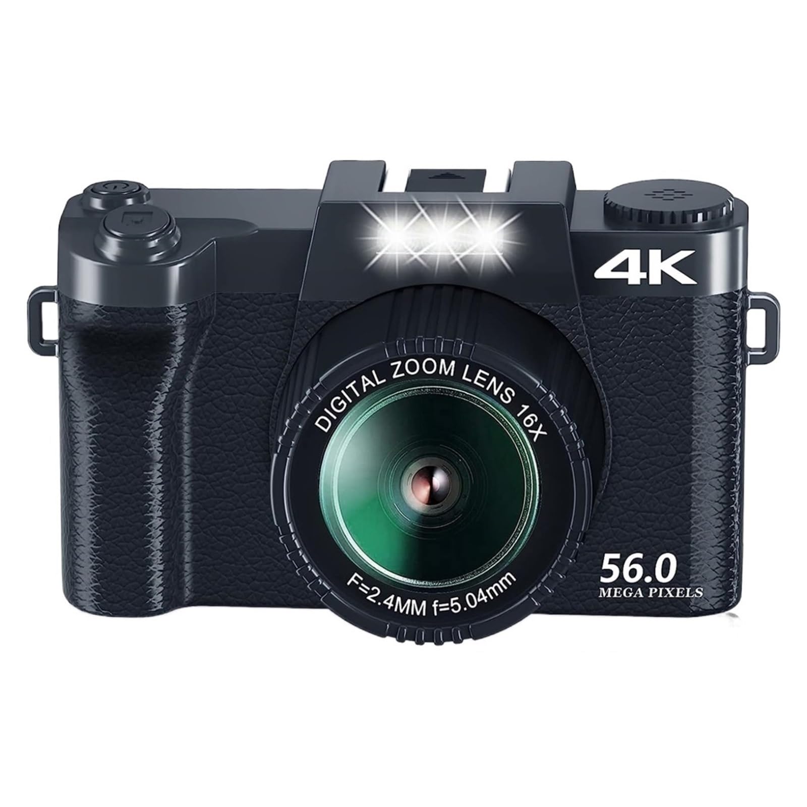 NMBHUS 4K Digital Photo Camera with Auto Focus, 64GB TF Card - HD Vlogging Video Camera for YouTube, Live Streaming, Travel & Outdoor Photography