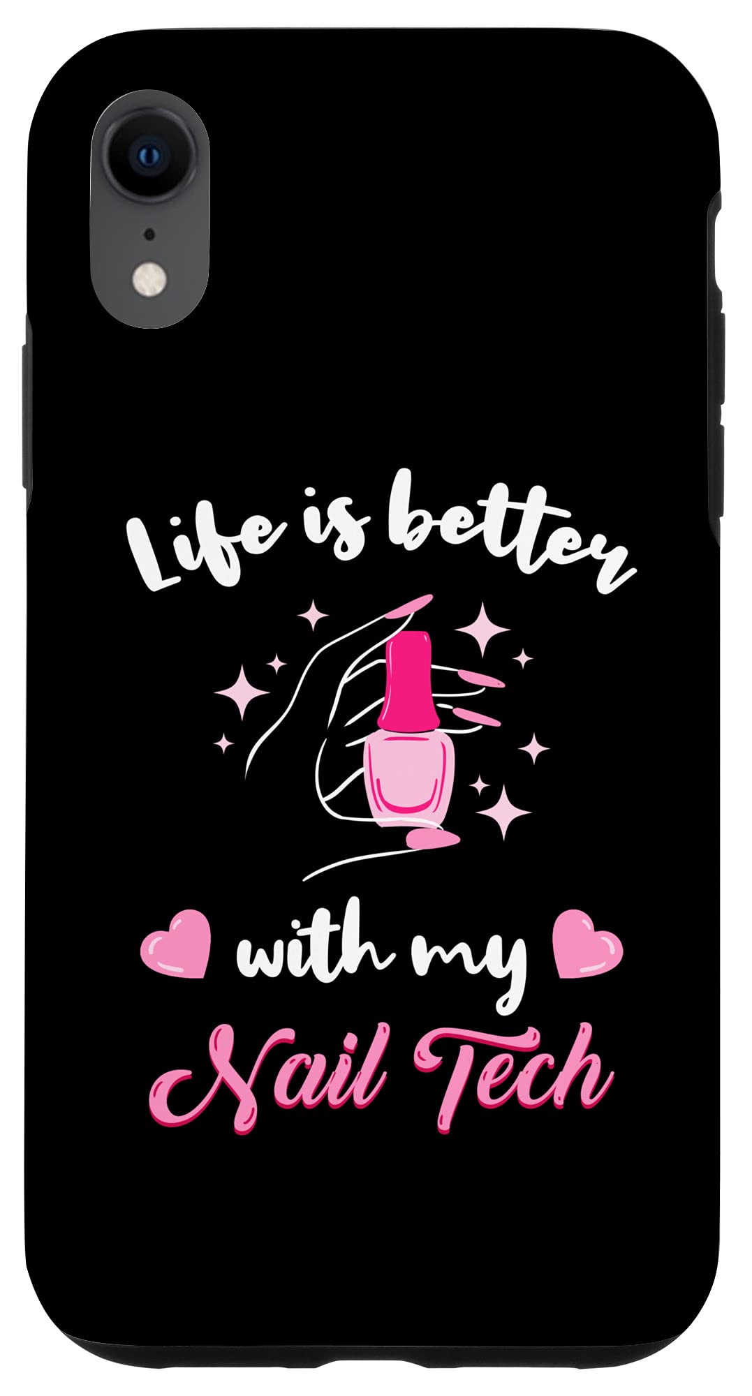 iPhone XR Case for Nail Technicians - Durable Protective Phone Cover with Stylish 
