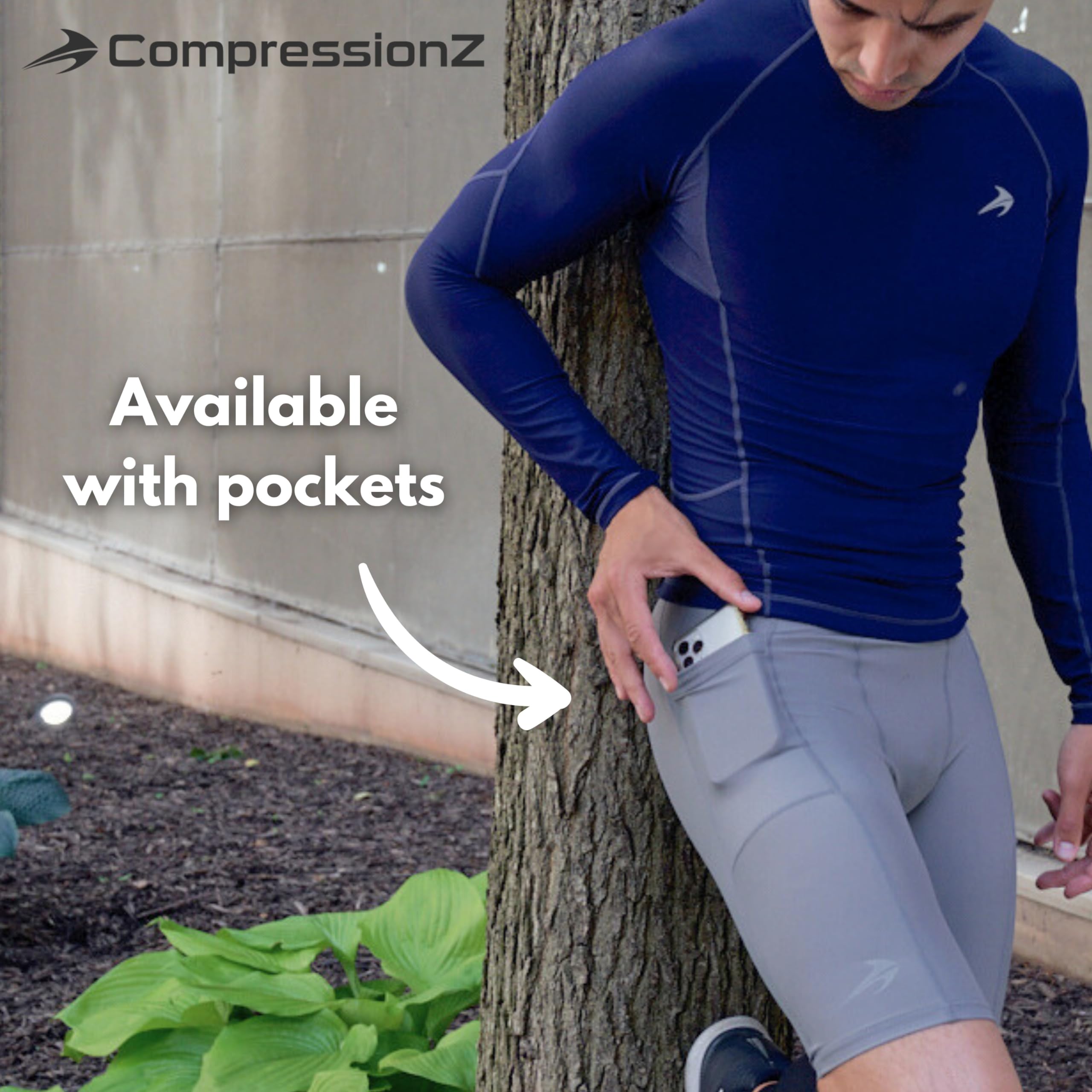 Men's Compression Shorts for Biking, Running & Workouts - Breathable Athletic Underwear for Active Lifestyles | Perfect for Gym, Cycling, Jogging & Sports Training