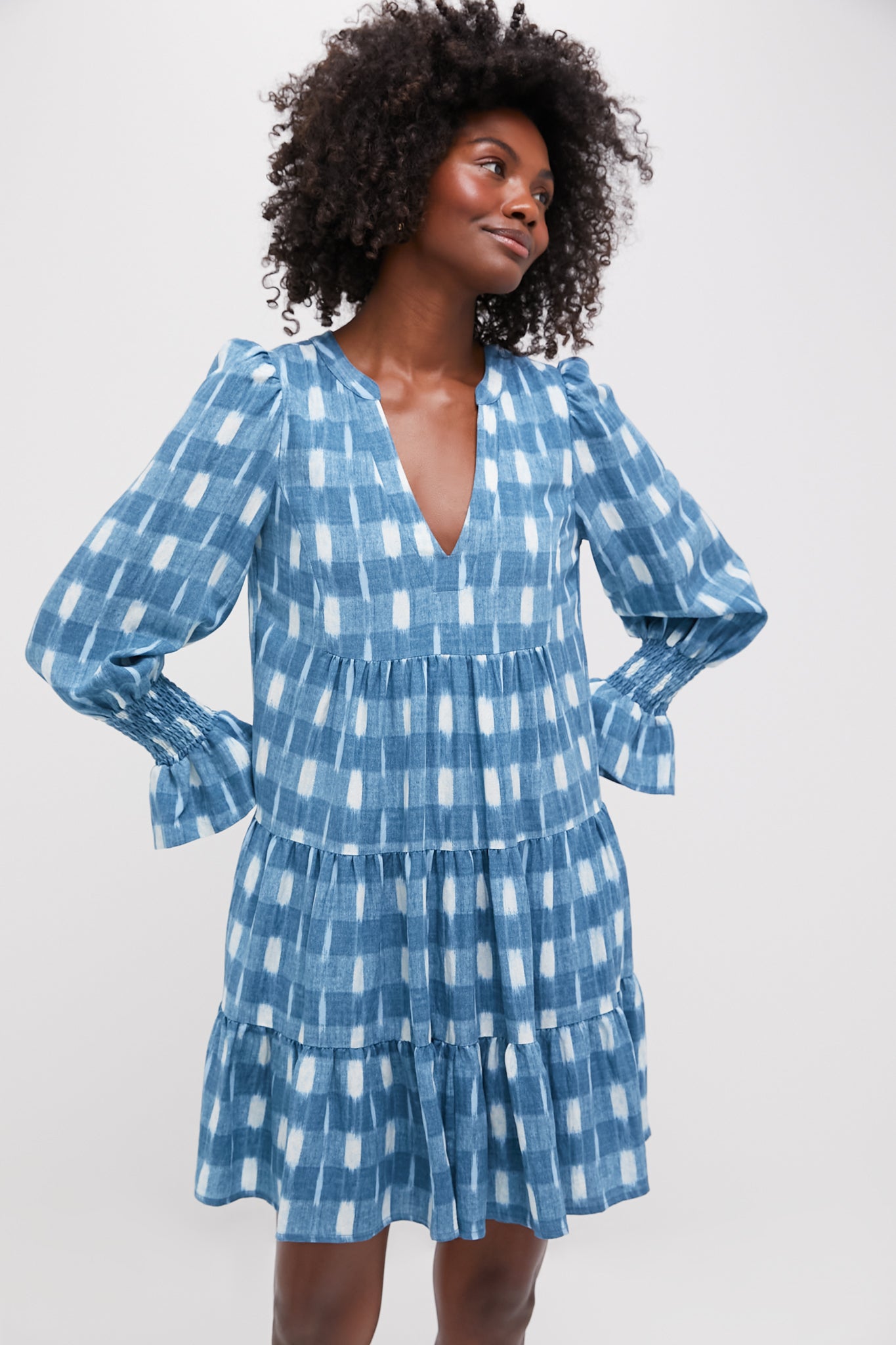 Blue Ikat