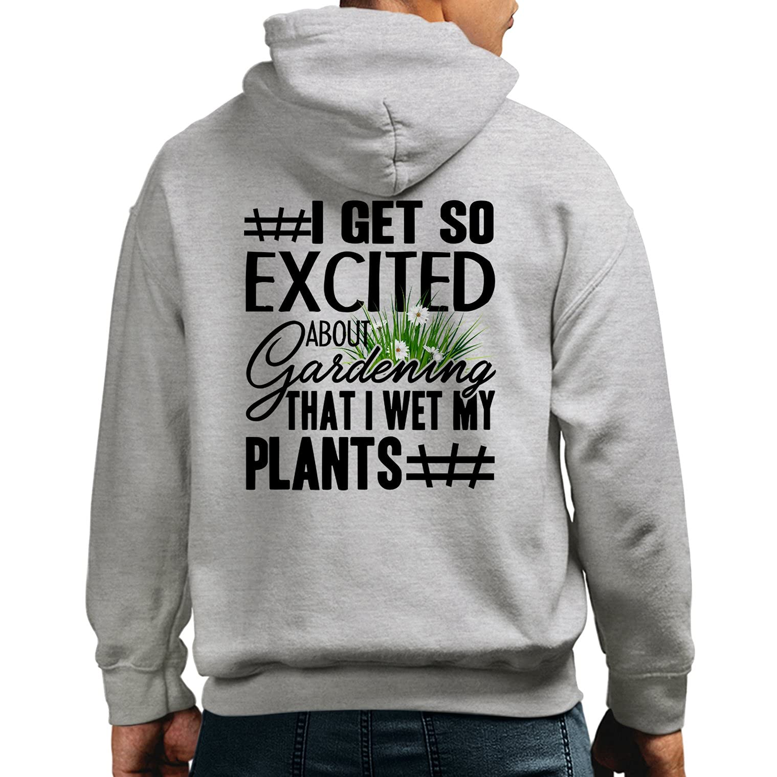 Awesome I Get So Excited About Gardening Hoodie - Women's & Men's Cozy Pullover Sweatshirt for Plant Lovers, Outdoor Enthusiasts | Perfect for Backyard Gardening, Park Walks & Nature Adventures