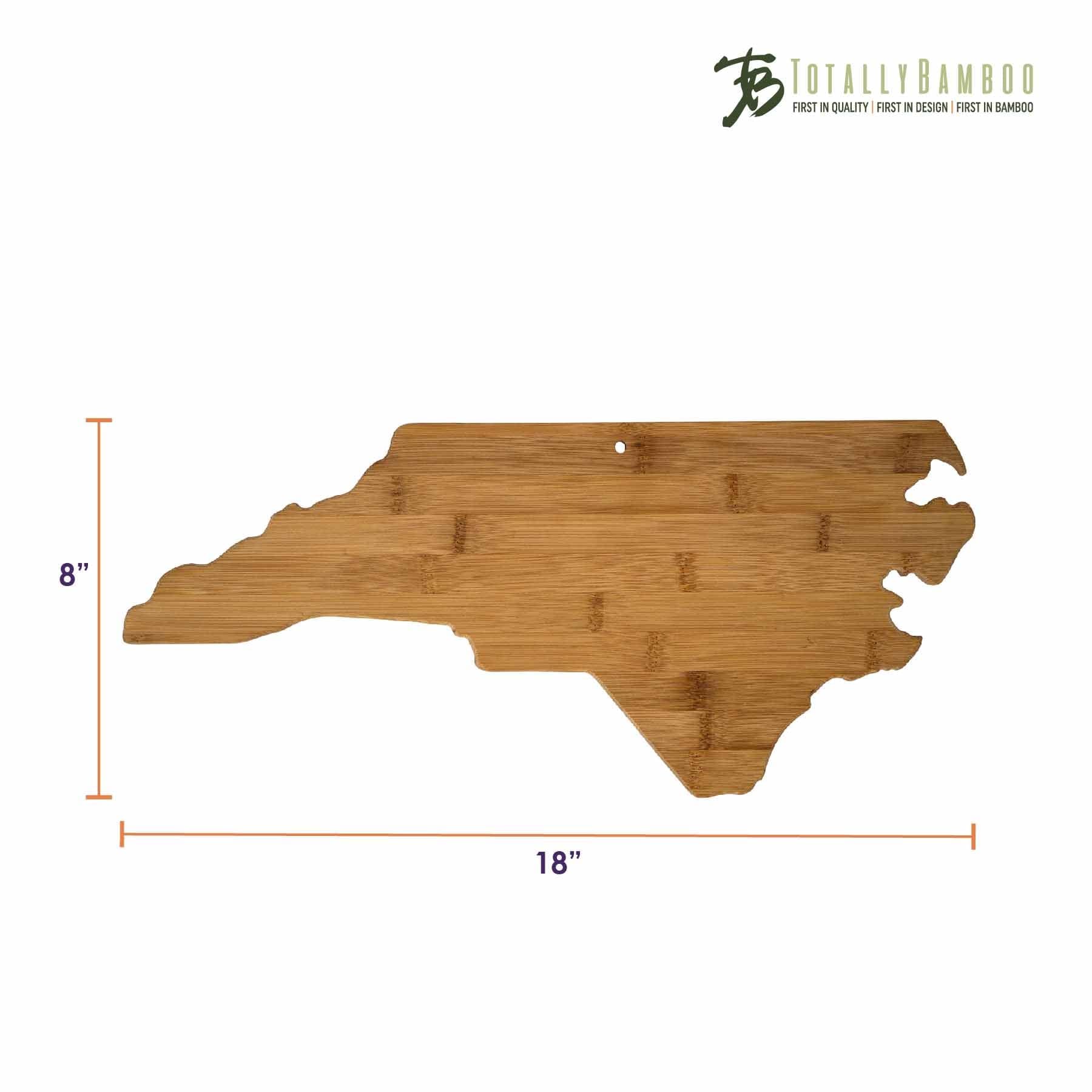 Premium 18x8 Inch North Carolina Wooden Cutting Board - Durable Bamboo Chopping Board for Kitchen, Meat, Vegetables & Cheese - Perfect for Home Chefs & Gift Giving