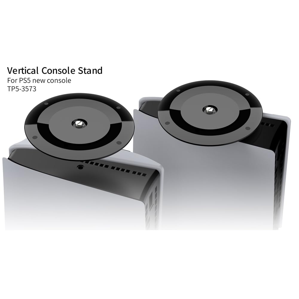 PS5 Slim Vertical Stand Holder - Replacement Bracket for PS5 Slim Digital & Optical Drive Edition | Perfect for Gaming Setup & Space-Saving Storage
