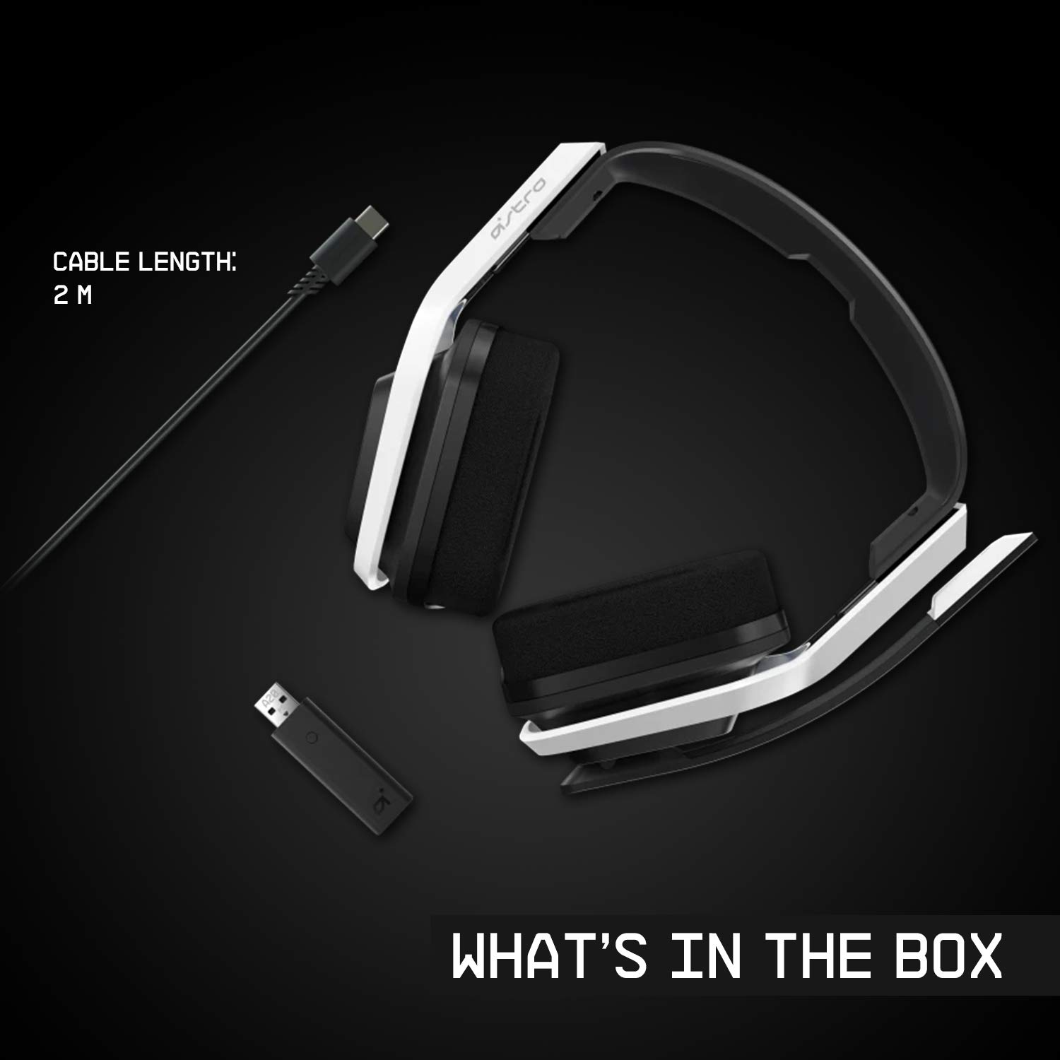 ASTRO Gaming A20 Wireless Headset Gen 2 for PS5, PS4, PC & Mac - White/Blue Gaming Headphones with Noise Cancelling Mic - Perfect for Online Gaming, Streaming & Virtual Meetings