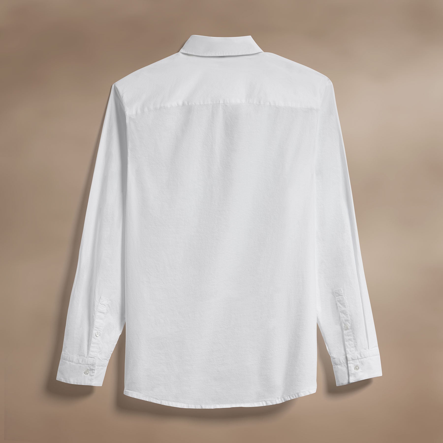 Premium Stretch Poplin Shirt for Men - Breathable White Dress Shirt - Perfect for Office Wear, Business Meetings & Formal Occasions
