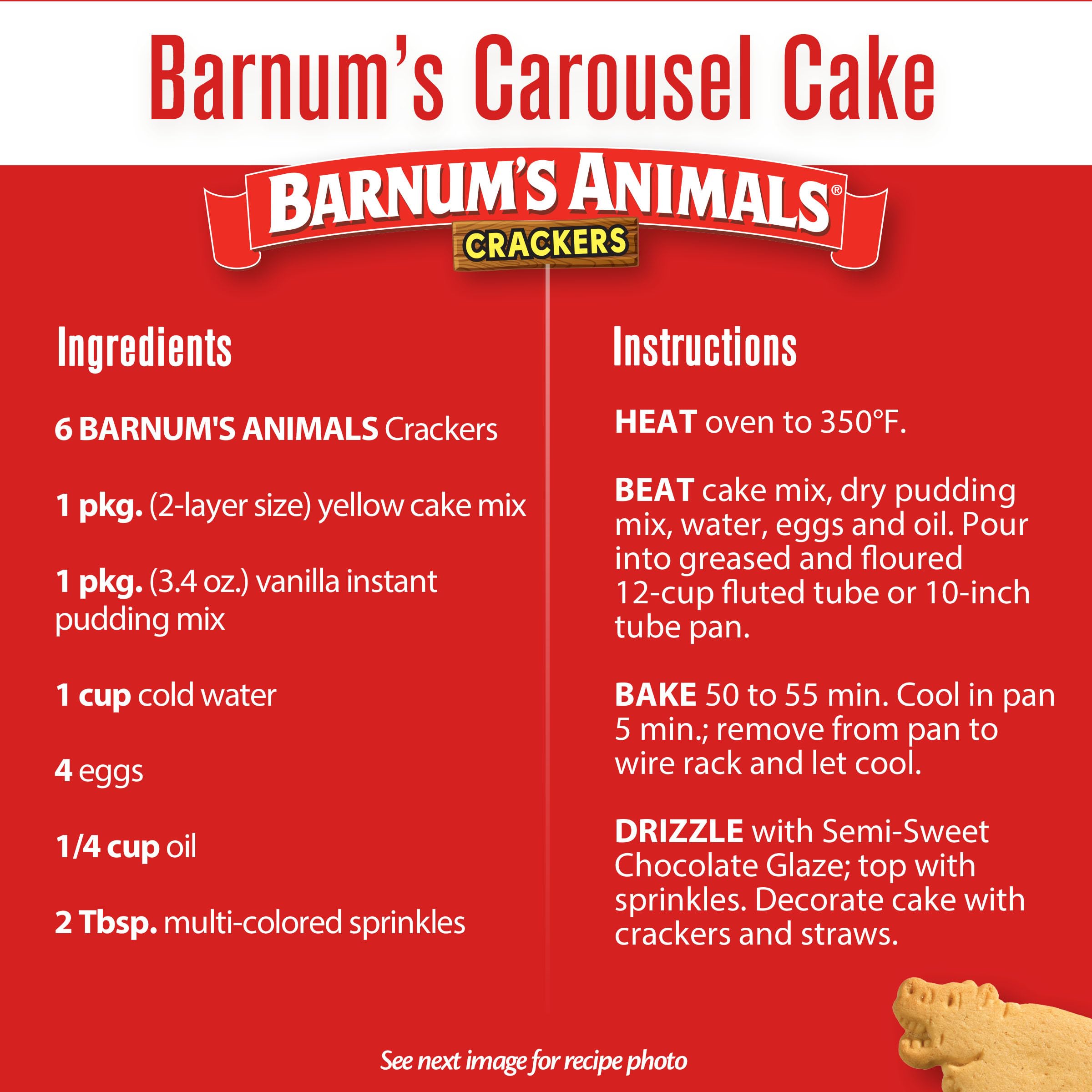 BARNUM'S Original Animal Crackers - Classic Kids Snacks, 2.13 oz Box (Pack of 12) - Perfect for School Lunches, Birthday Parties & After-School Treats