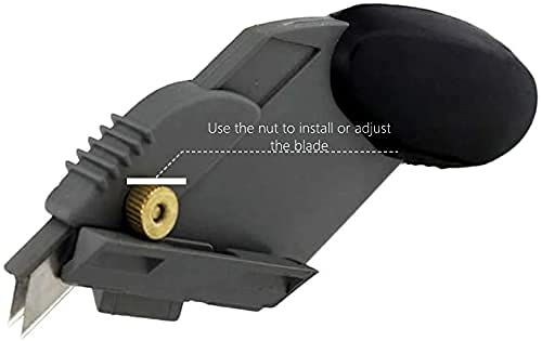 Red Circle Mat Cutter - 45 & 90 Degree Angle Precision Cutter with 6 Replacement Blades - Perfect for Cardboard, Foam, and Mat Board Cutting (Black/Gray) - Ideal for Framing, Scrapbooking, and DIY Craft Projects