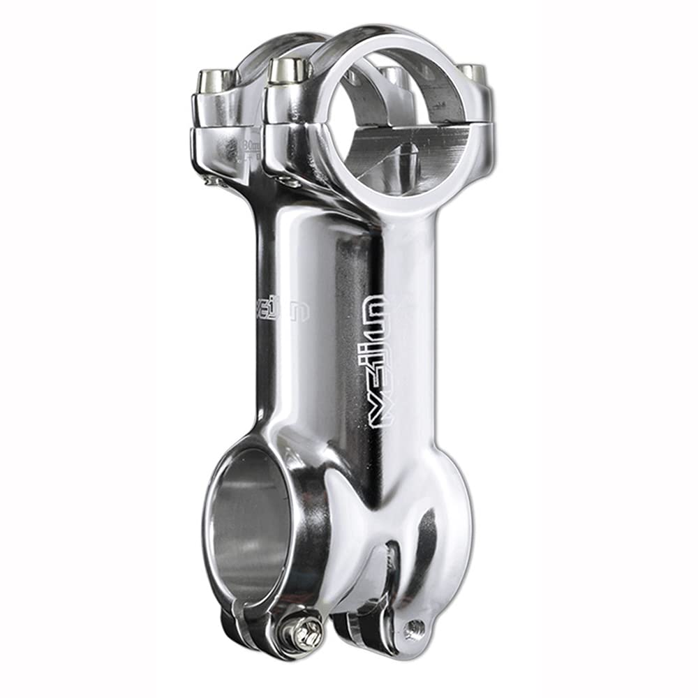 31.8mm 80mm Aluminum Alloy Bike Stem - Lightweight Short Handlebar Stem for Mountain, Road & Cyclocross Bikes | Perfect for Commuting, Racing & Off-Road Cycling