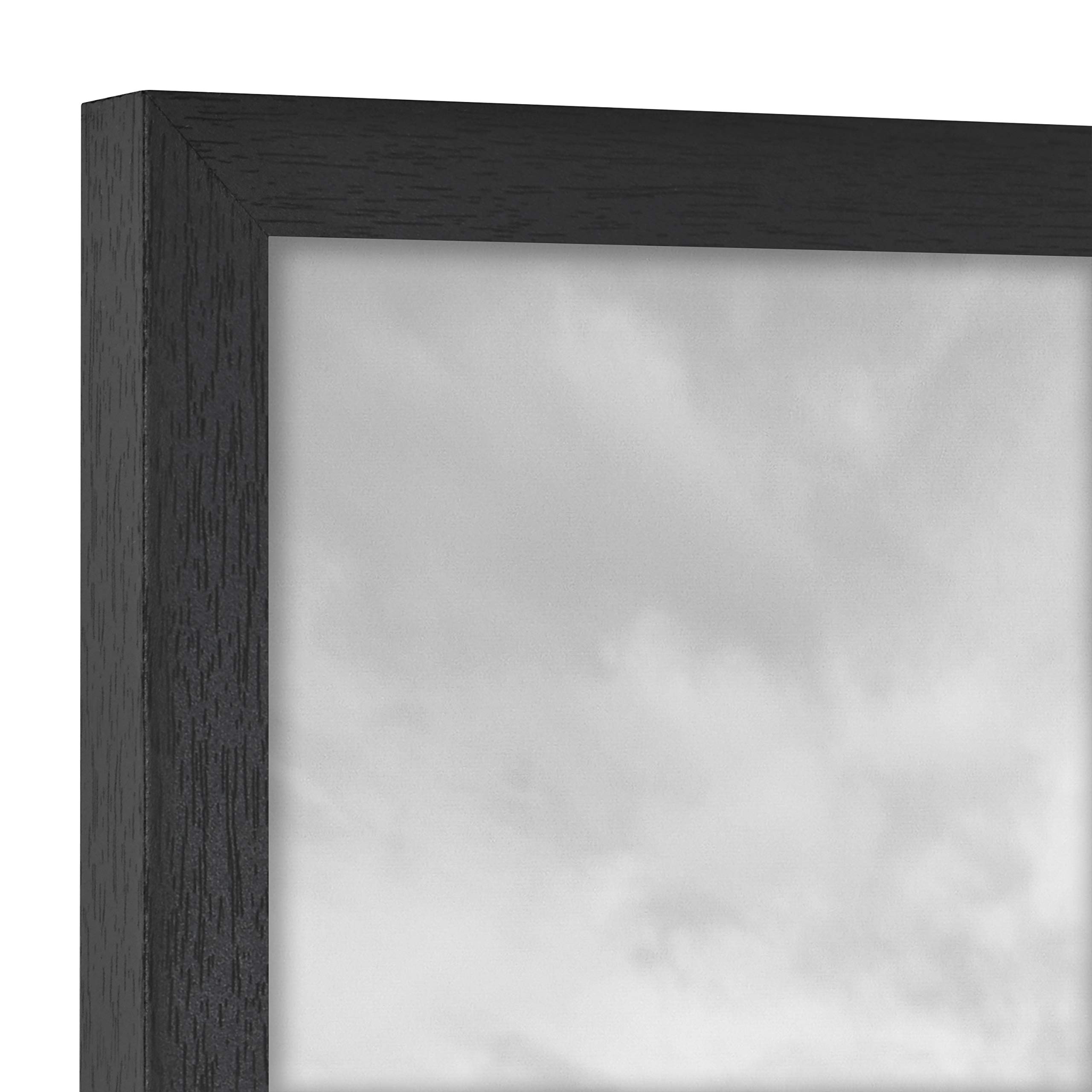 MCS Gallery Essential Picture Frames Set - 15 Piece Black Woodgrain Photo Frames for Wall Display (4x6, 5x7, 8x10 Inches) - Perfect for Home Decor, Office, Living Room & Bedroom Wall Art