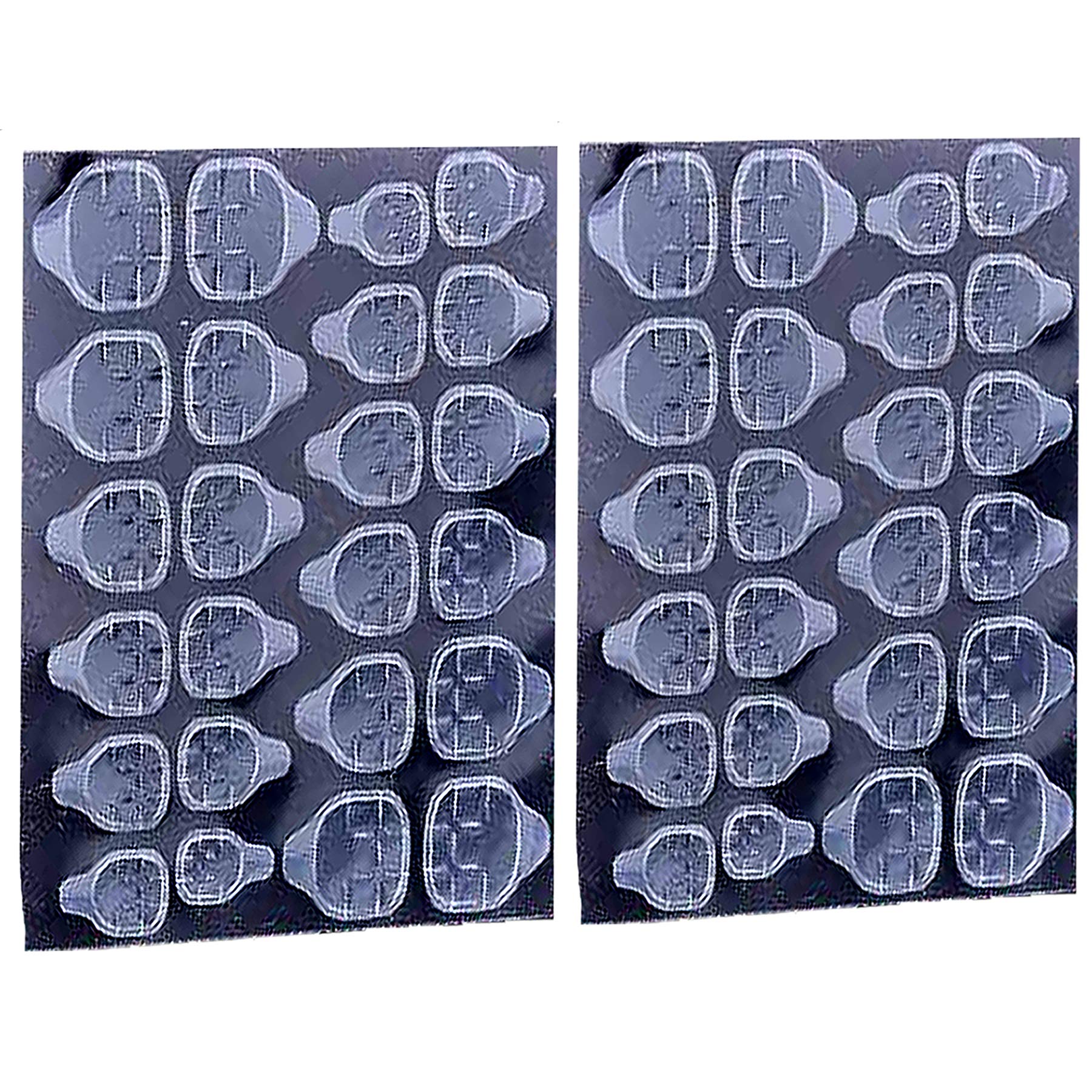 Premium 48-Piece Double-Sided Nail Adhesive Tabs - Transparent Flexible Fake Nail Glue Tape for Strong Hold | Perfect for Acrylic Nails, Press-On Nails & Nail Art | Salon Quality & Easy Application