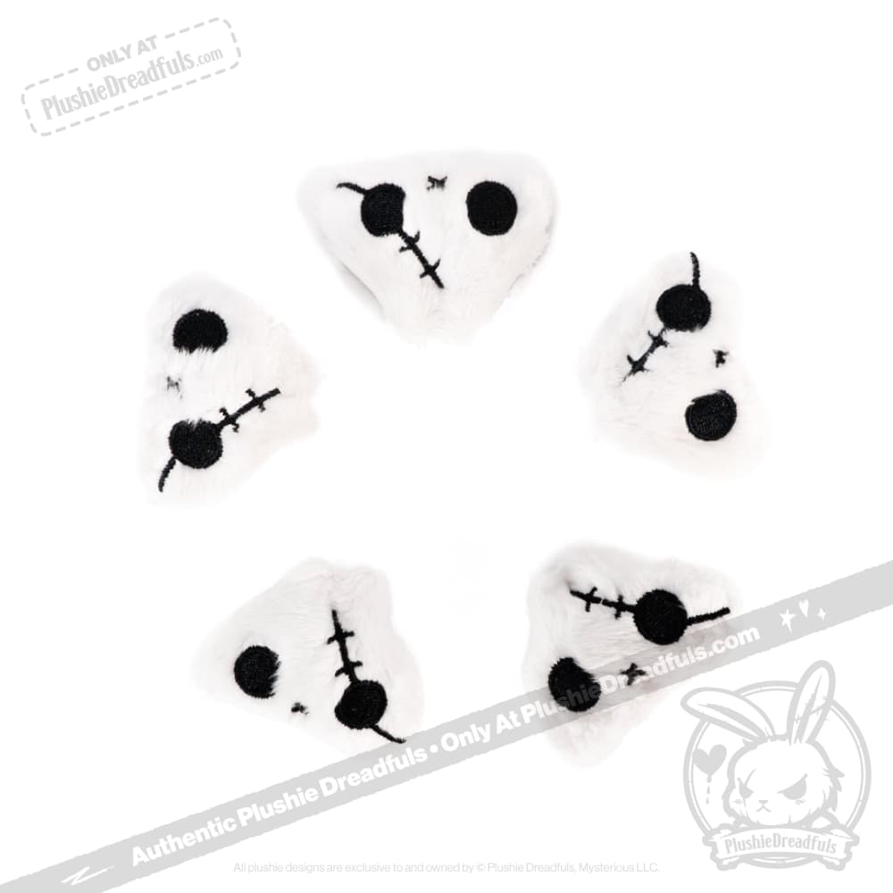 Skelly Bun Mini Plushies - Cute DIY Stuffed Animal Toys for Crafting, Gifts & Home Decor | Kawaii Skeleton Bunny Plush for Desk, Bedroom & Car Accessories