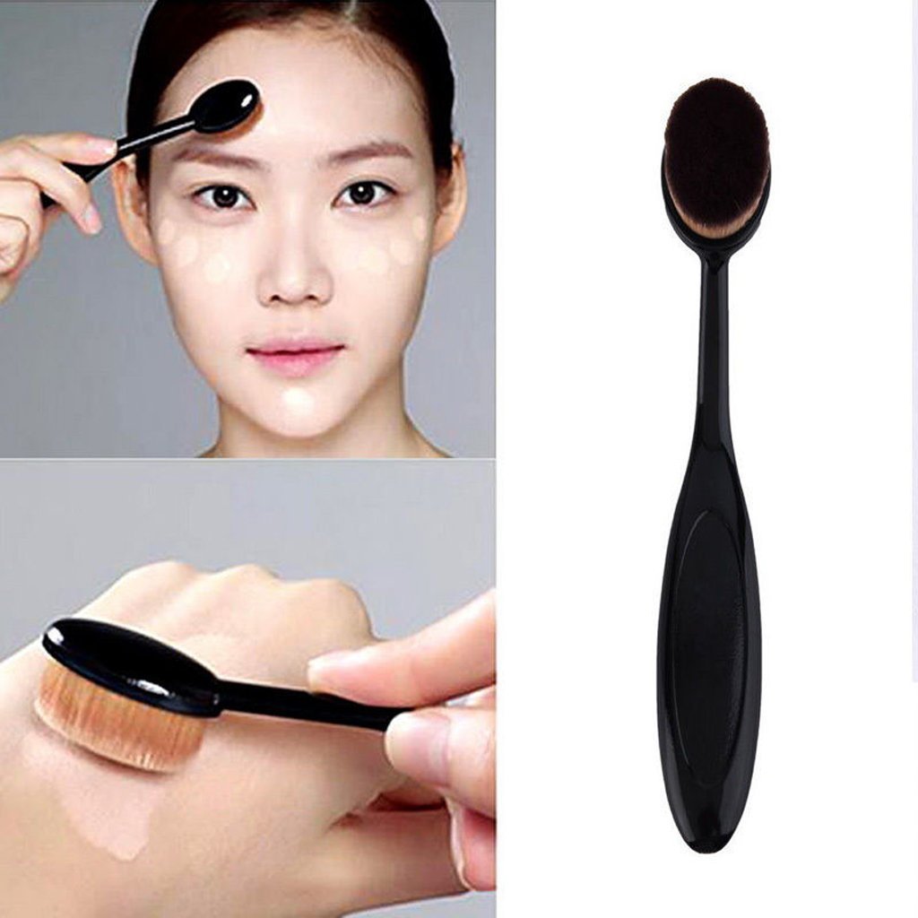 TYA 6155 Professional Makeup Kit for Women & Girls - 5-Piece Brush Set with Mini Foundation Brush, Oval Brush & Beauty Blenders (Pack of 10) - Perfect for Travel, Bridal & Everyday Makeup Application