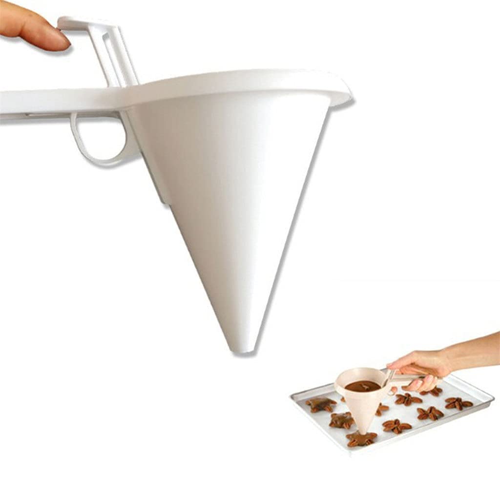 Adjustable Silicone Chocolate Funnel Mold - Premium Baking Tool for Cake Decorating, Candy Making & Kitchen Accessories | Perfect for DIY Desserts, Party Treats & Home Baking