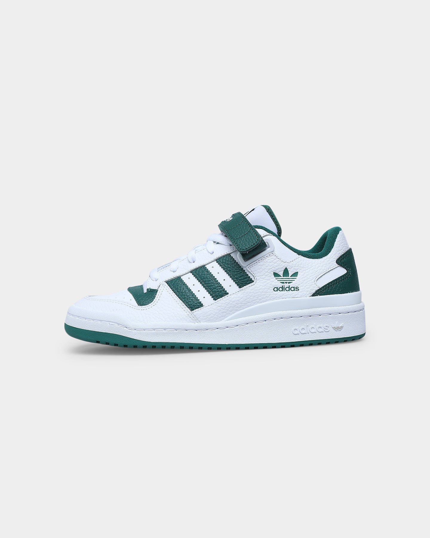 Adidas Forum Low Sneakers - Cloud White, Collegiate Green & White | Men's Casual Shoes for Everyday Wear & Street Style