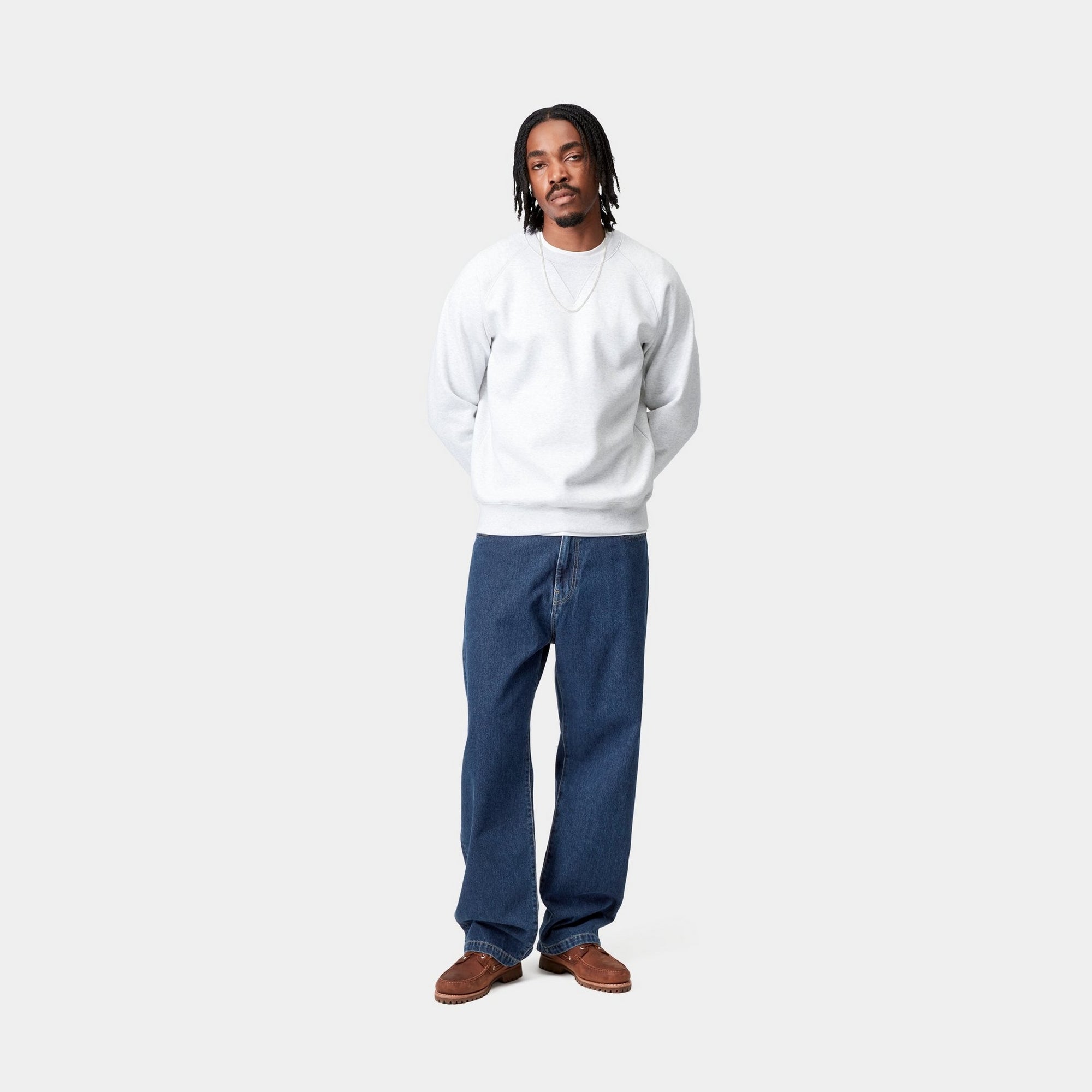 Premium Men's Landon Pant - Stone Washed Blue Denim Jeans for Casual Wear | Comfortable & Stylish for Everyday Outfits, Work, and Weekend Adventures