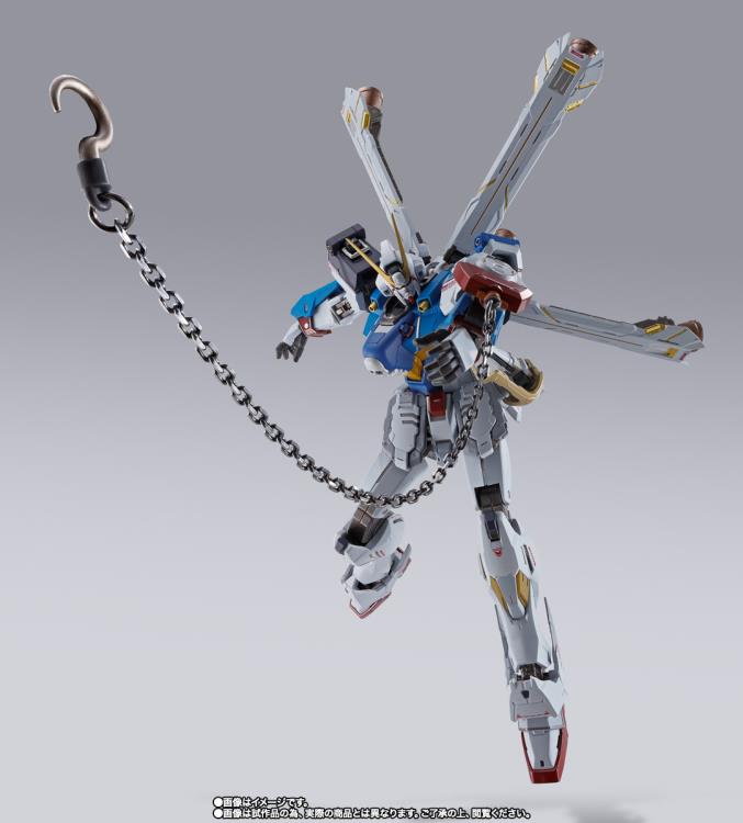 Bandai Metal Build Crossbone Gundam X1 Patchwork Exclusive Action Figure - High-Quality Collectible Model Kit for Gundam Fans | Perfect for Display, Anime Collections & Gift Giving