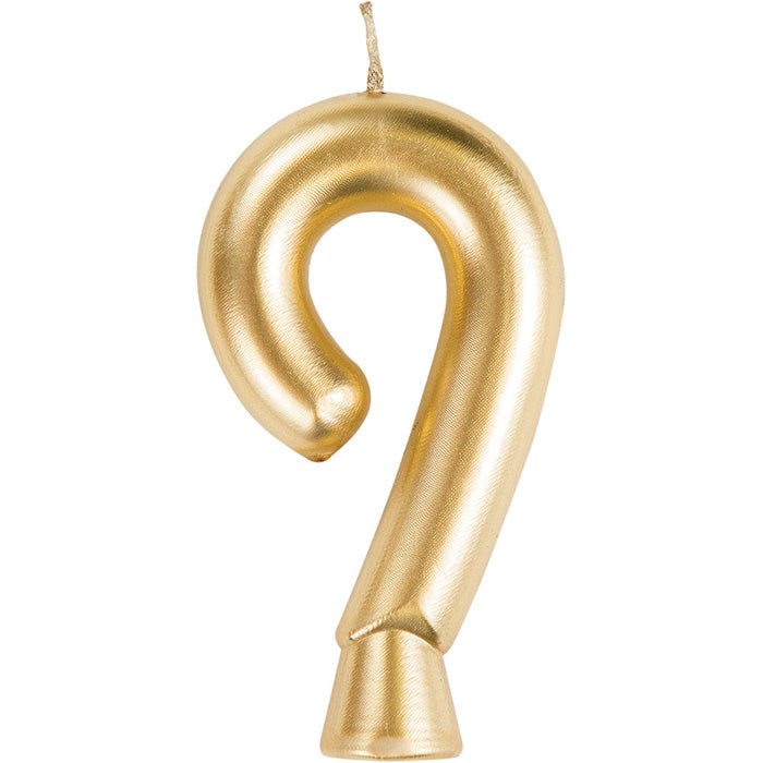 12-Pack Bulk Gold Number 9 Candles for Birthday Cakes, Anniversaries & Special Celebrations - Premium Decorative Candles for Parties & Events