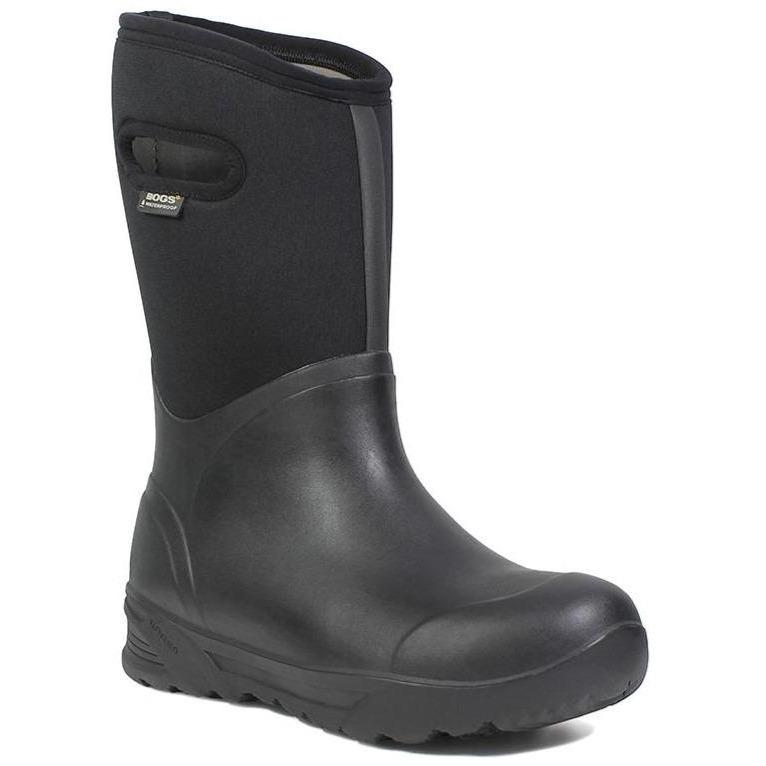 BOGS BOZEMAN Tall Waterproof Insulated Men's Winter Boots - Black - Perfect for Snow, Hiking & Outdoor Adventures