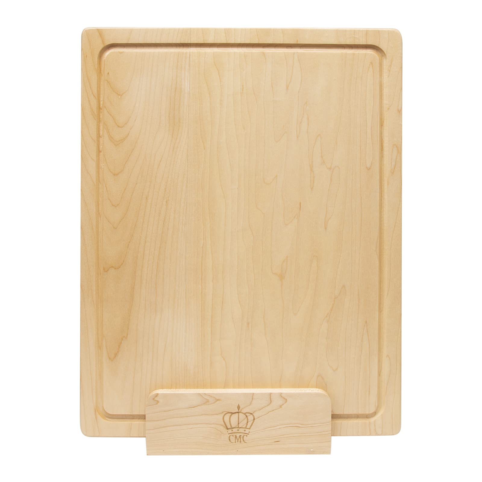 Premium Large Maple Wood Cutting Board - Reversible Thick Butcher Block with Handles & Juice Groove - Multipurpose Kitchen Chopping Board for Meat, Vegetables & Fruits - Perfect for Home Cooking, BBQ & Entertaining