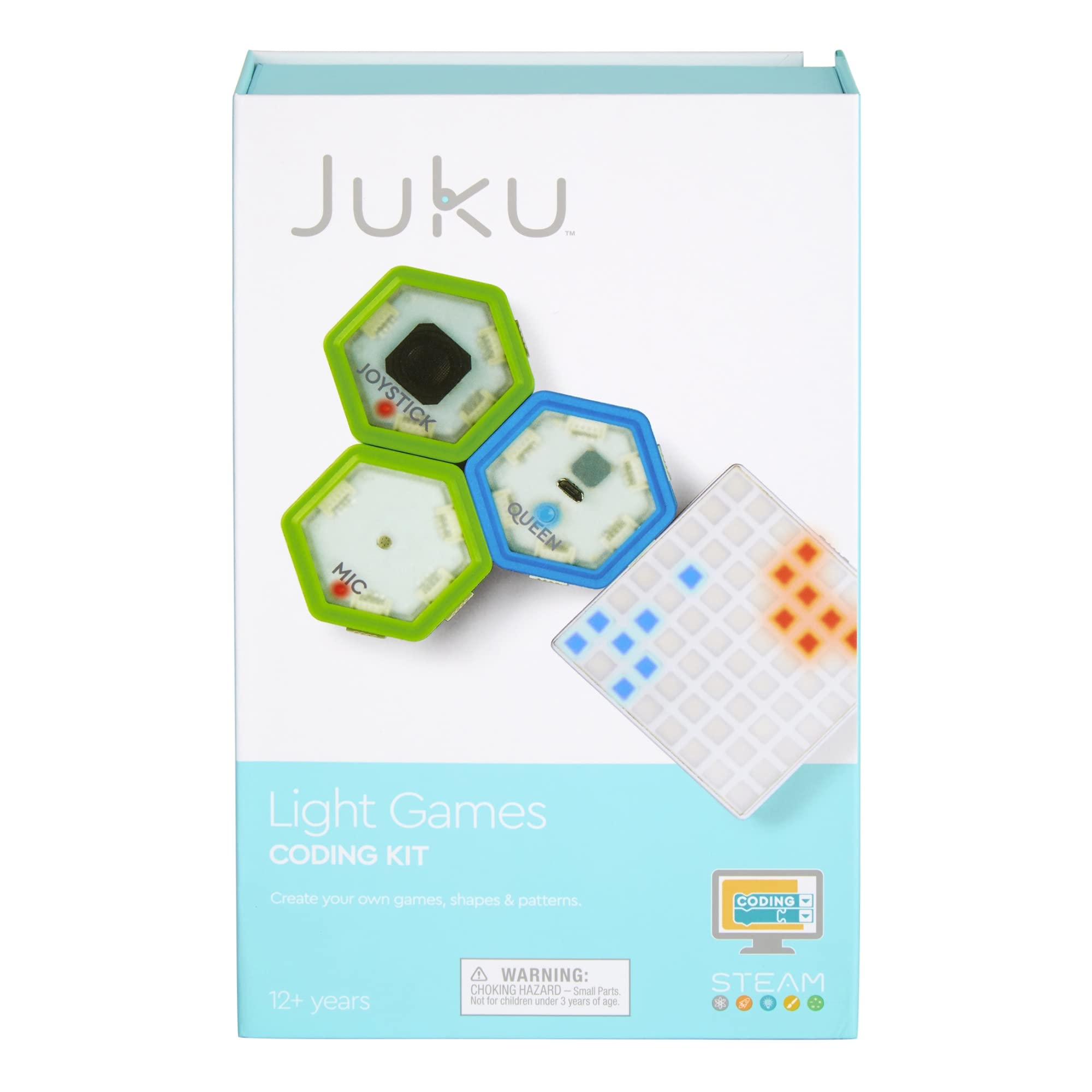 Juku™ STEAM Light Games Coding Kit for Kids - Learn Programming & Electronics with Fun STEM Projects - Perfect for Home, School & Makerspaces