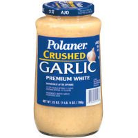 Polaner Crushed Garlic, 25 Ounce (6-Pack) – Fresh Flavor for Cooking, Sauces & Meal Prep – Perfect for Italian, Asian & Mediterranean Dishes