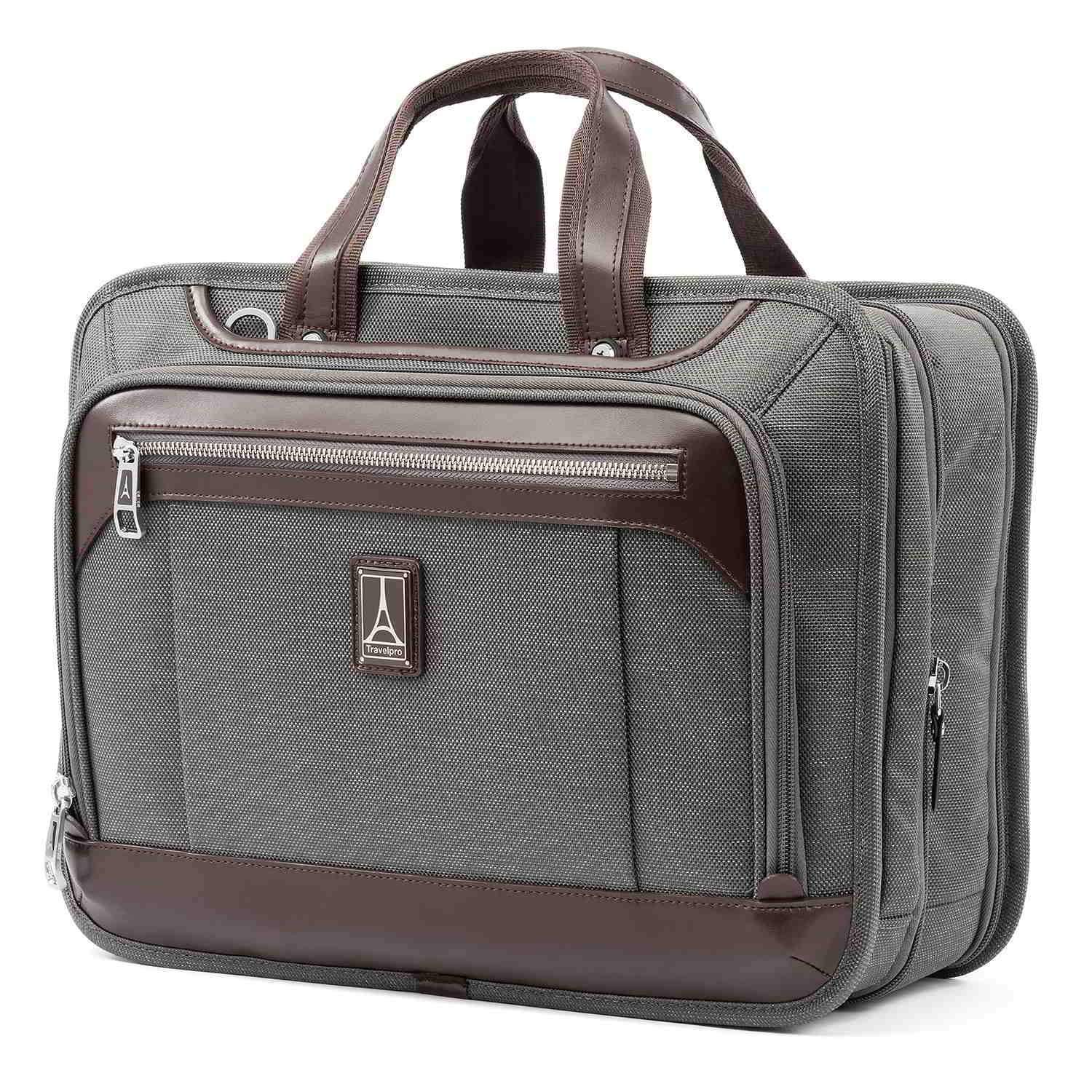 Travelpro Platinum Elite Expandable Business Briefcase - Durable Carry-On Laptop Bag for Professionals | Perfect for Business Travel, Office Commute & Executive Meetings