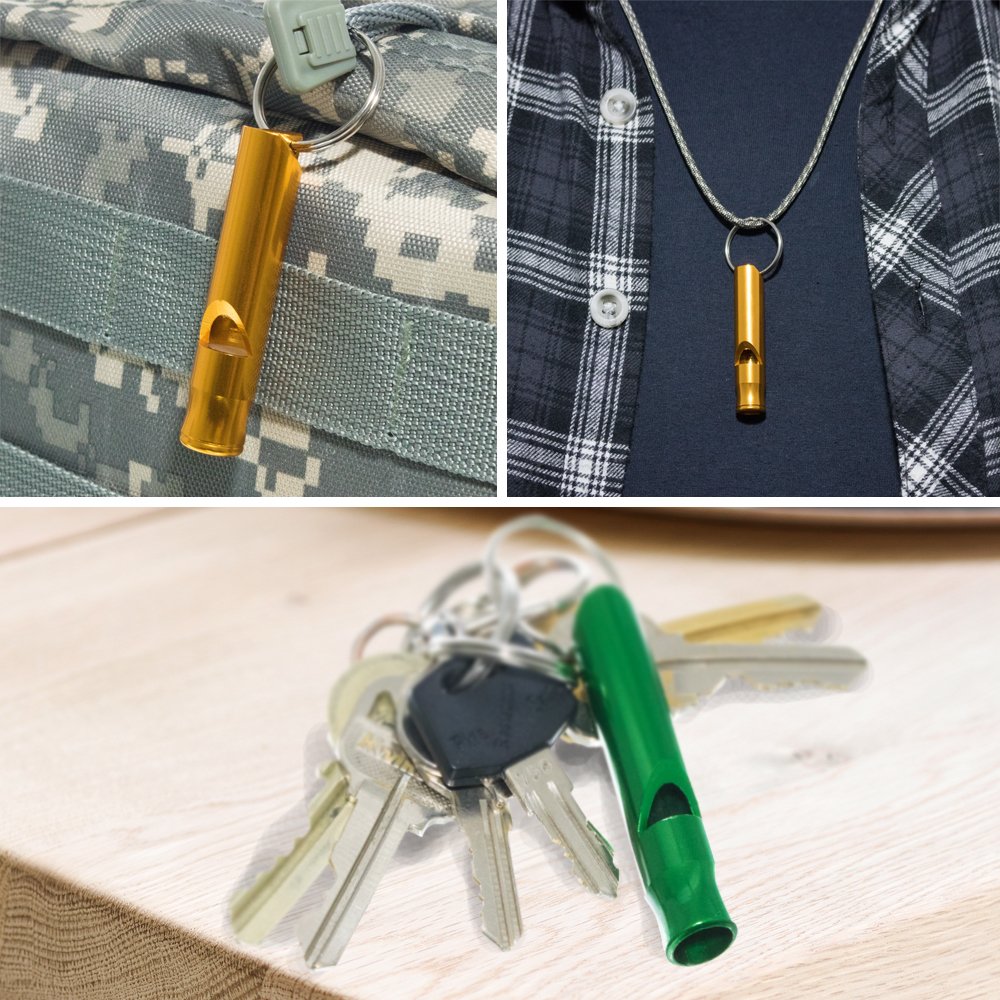West Coast Paracord Survival Whistles - Emergency Safety Gear for Hiking, Camping & Outdoor Adventures | Perfect for Backpacking, Hunting & Survival Kits