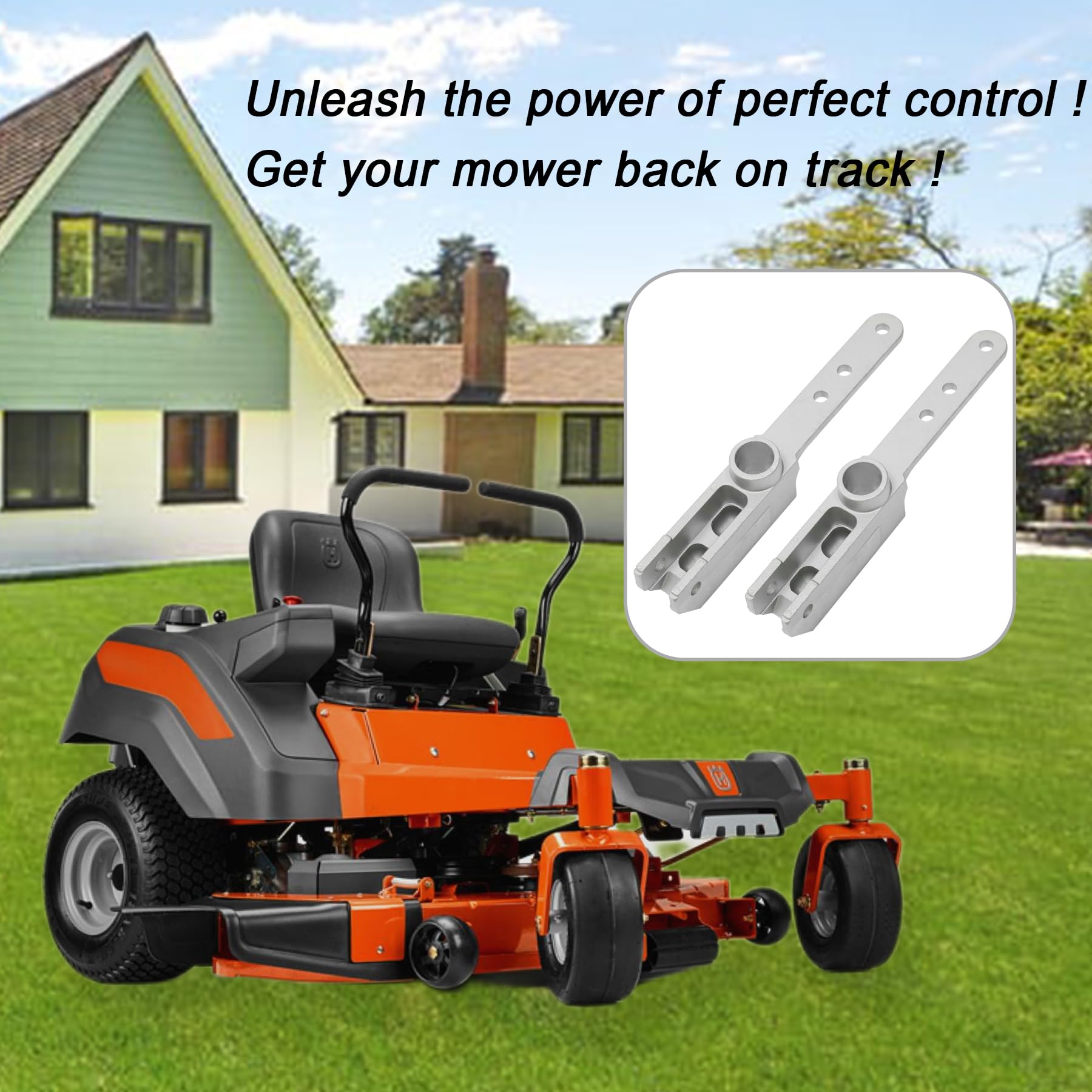 ATRACYPART 576140301 Lever Control Pivot for Lawn Mower Tractor - 2 Pack Steering Replacement Part - Compatible with Husqvarna & Poulan Mowers - Perfect for DIY Repairs and Maintenance