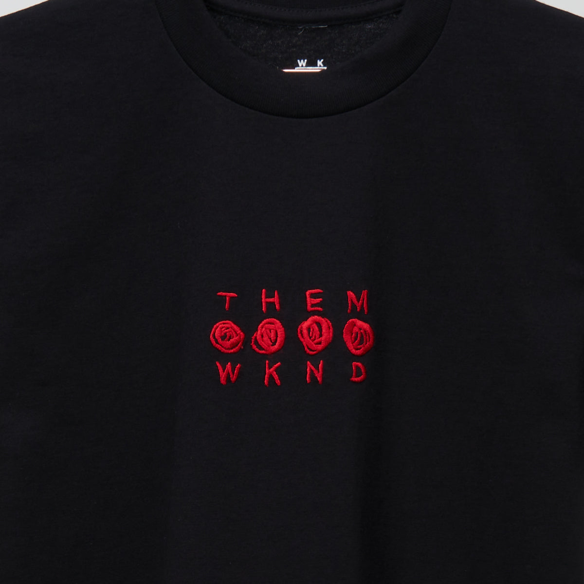 WKND Skateboards x THEM Skates Logo Graphic T-Shirt for Men & Women - Black Cotton Skateboarding Tee - Perfect for Streetwear, Skate Sessions & Casual Outfits