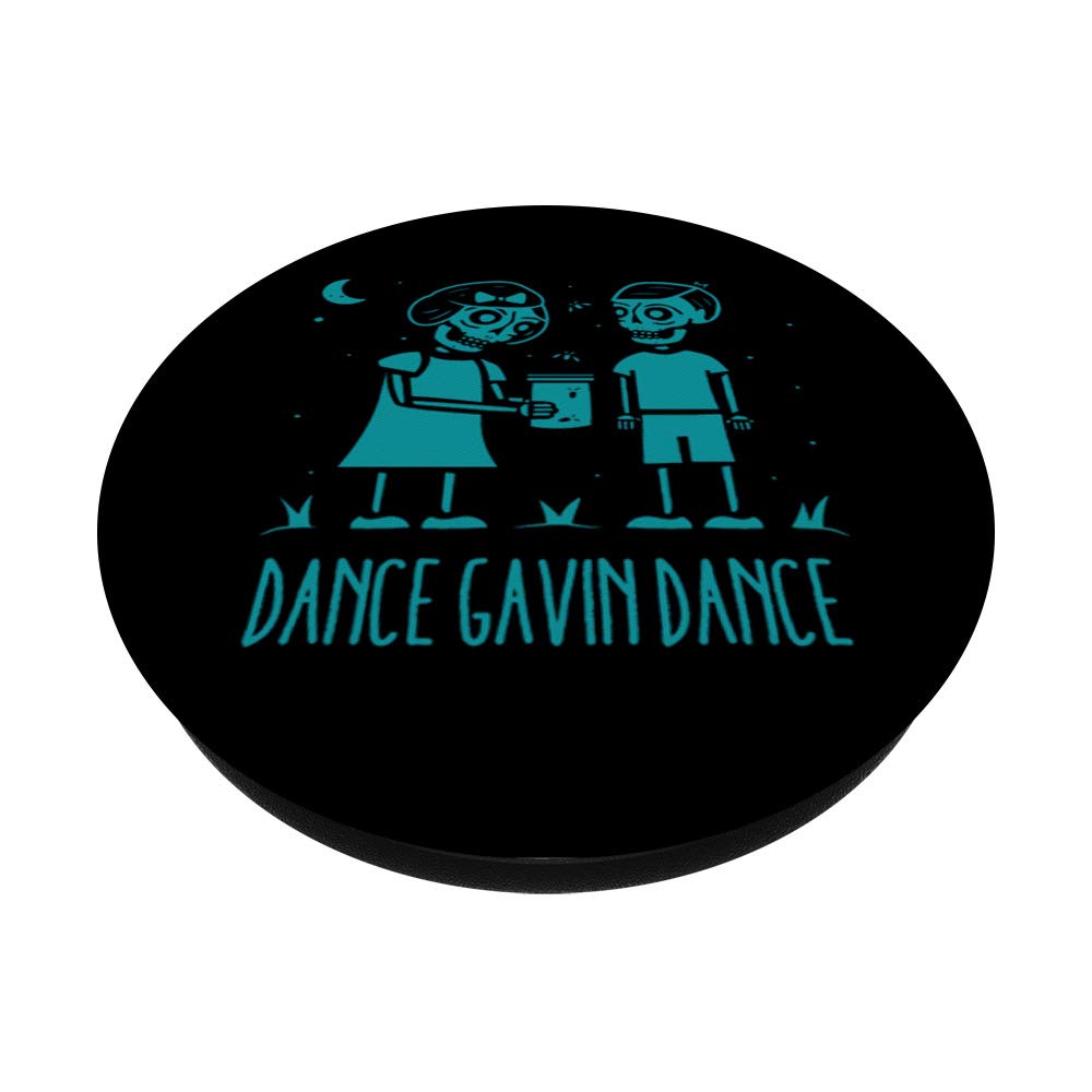 Dance Gavin Dance Graphic Design PopSockets PopGrip - Swappable Phone Grip for iPhone, Samsung & Tablets | Stylish Phone Accessory for Music Fans, Concerts & Everyday Use