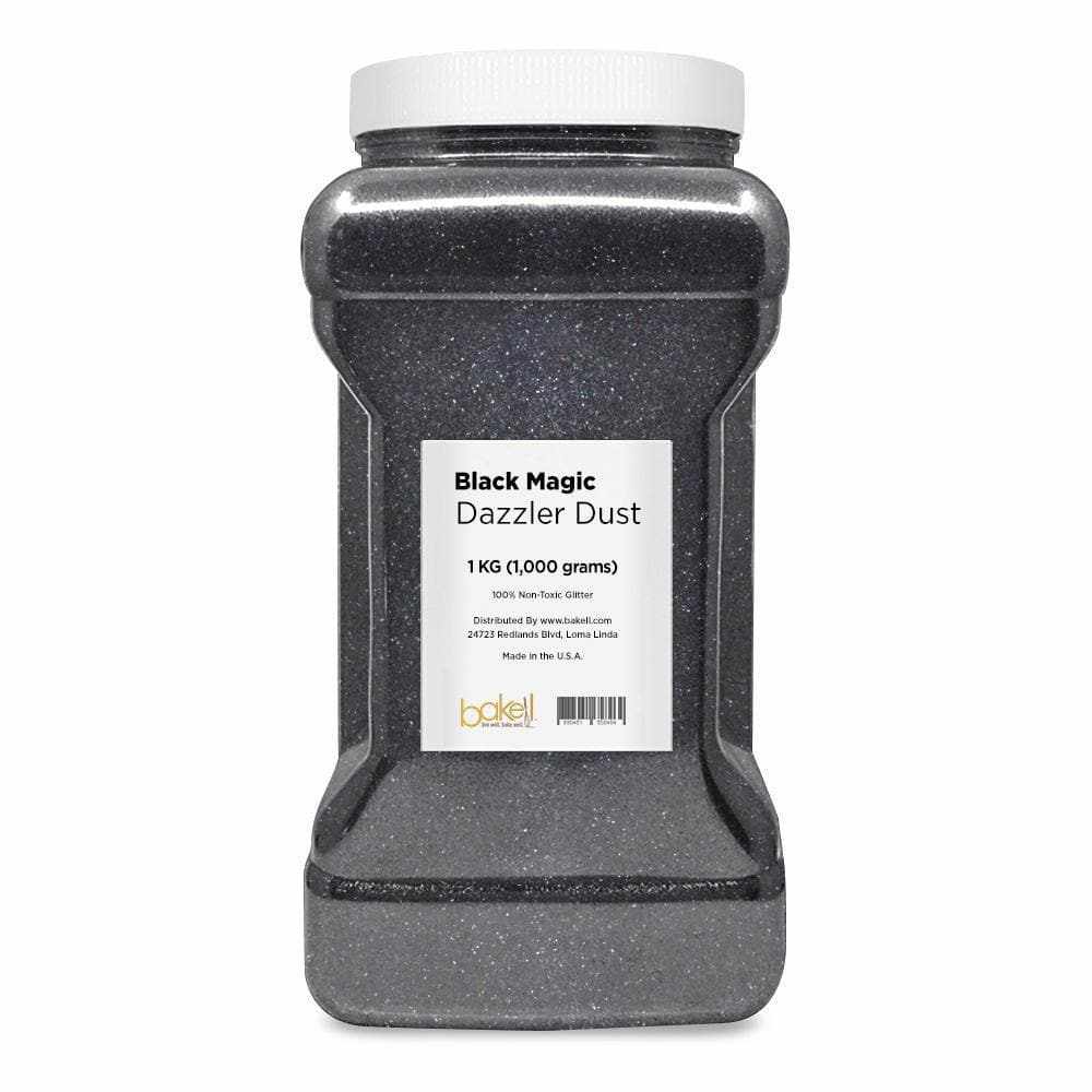 Premium Black Magic Craft Glitter - Dazzler Dust® for DIY Decor, Scrapbooking & Nail Art | Fine Sparkle for Home, Party & Wedding Decorations
