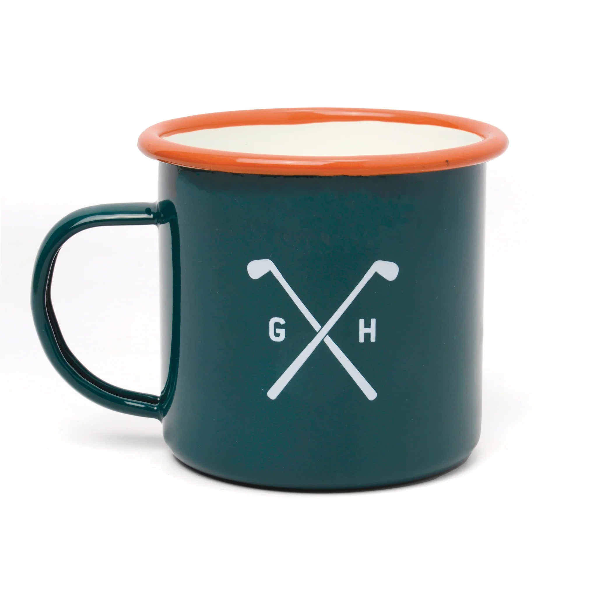Premium Enamel Golf Mug - Durable & Stylish Coffee Cup for Golf Lovers - Perfect for Golf Course, Office & Outdoor Adventures
