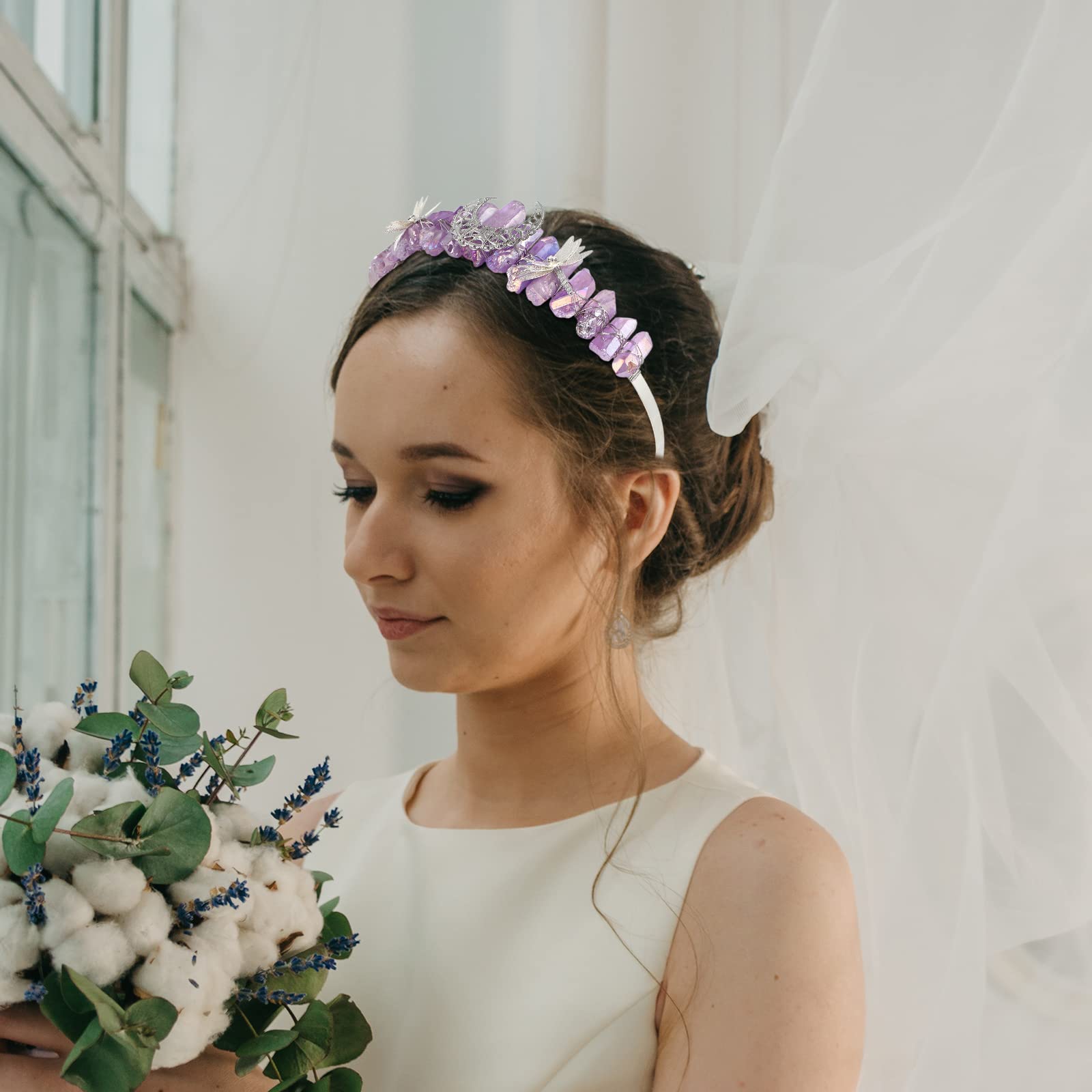 Elegant Crystal Dragonfly Bridal Headband - Handmade Wedding Hair Accessories for Women, Brides, and Kids | Perfect for Bridal Showers, Weddings, and Special Occasions