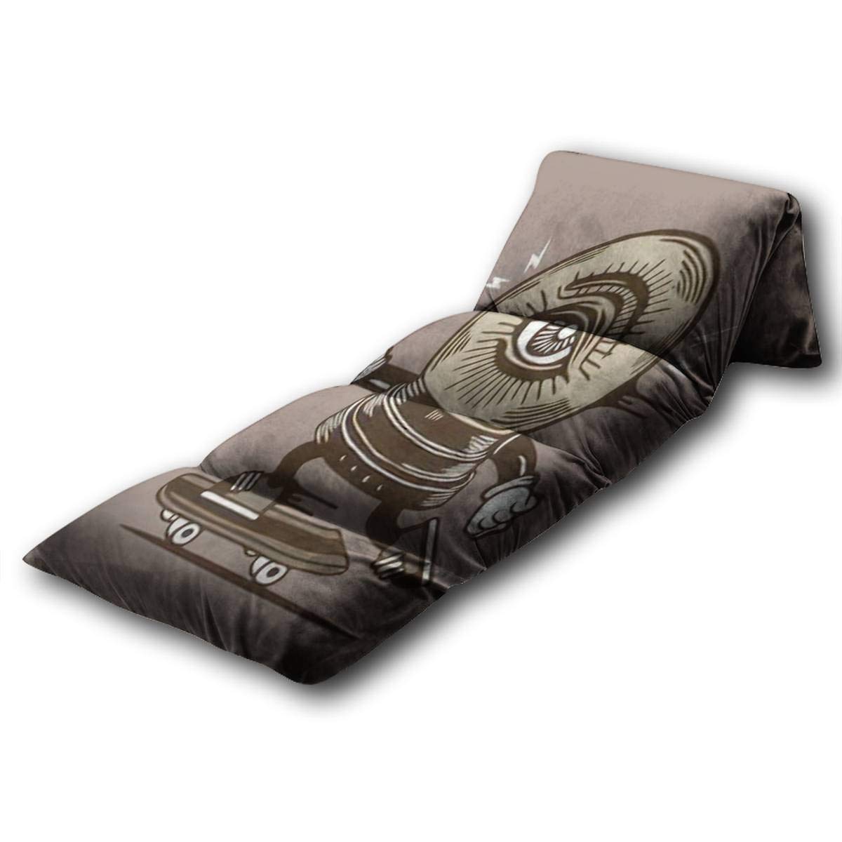 Kids Floor Pillow - Skater Crystal Ball Skateboarding Character Design - Soft Reading & Gaming Lounger - King Size Bed Mat for Slumber Parties & Playrooms - Perfect for Sleepovers, Movie Nights & Kids' Room Decor