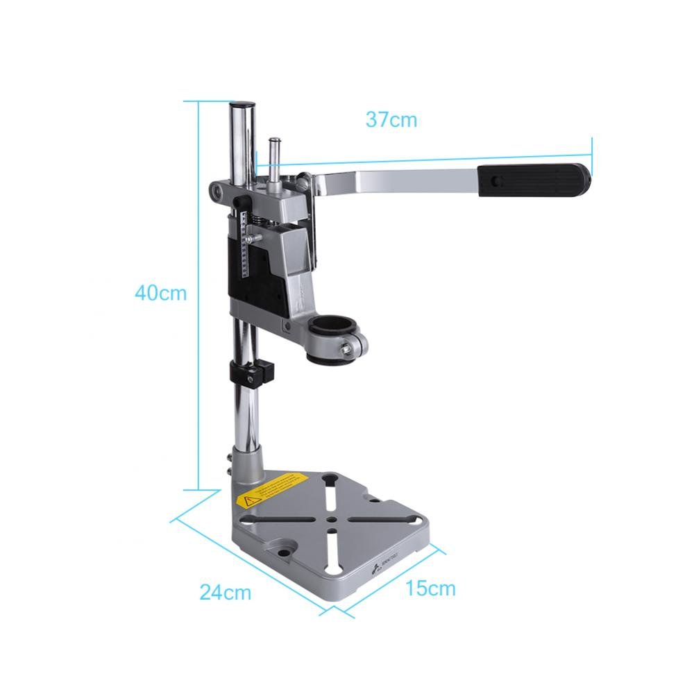 Drill Press Stand for Hand Drill - Rotary Tool Holder & Arbor Press Adapter | Heavy Duty Bench Clamp Workbench Repair Tool | Perfect for DIY Projects, Woodworking, Metal Drilling & Jewelry Making