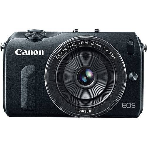 Canon EOS M Mirrorless Digital Camera with EF-M 22mm f/2 STM Lens - Compact & Lightweight for Travel, Vlogging & Street Photography (USA)