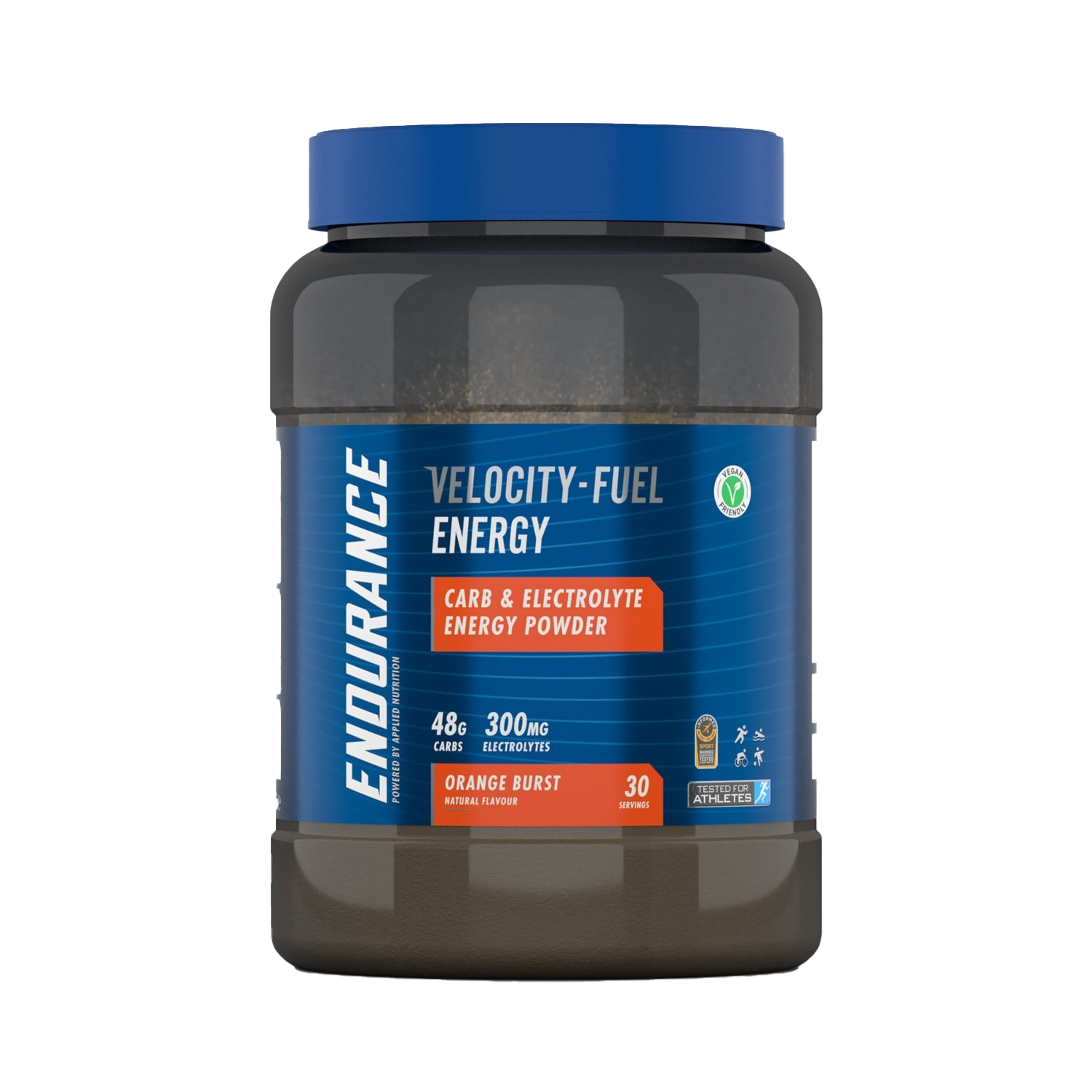 Applied Nutrition Endurance Carb & Electrolyte Energy Powder 1.5kg (3.3lb) - Orange Burst Flavor for Workout Recovery & Sports Performance - Ideal for Athletes, Gym & Running