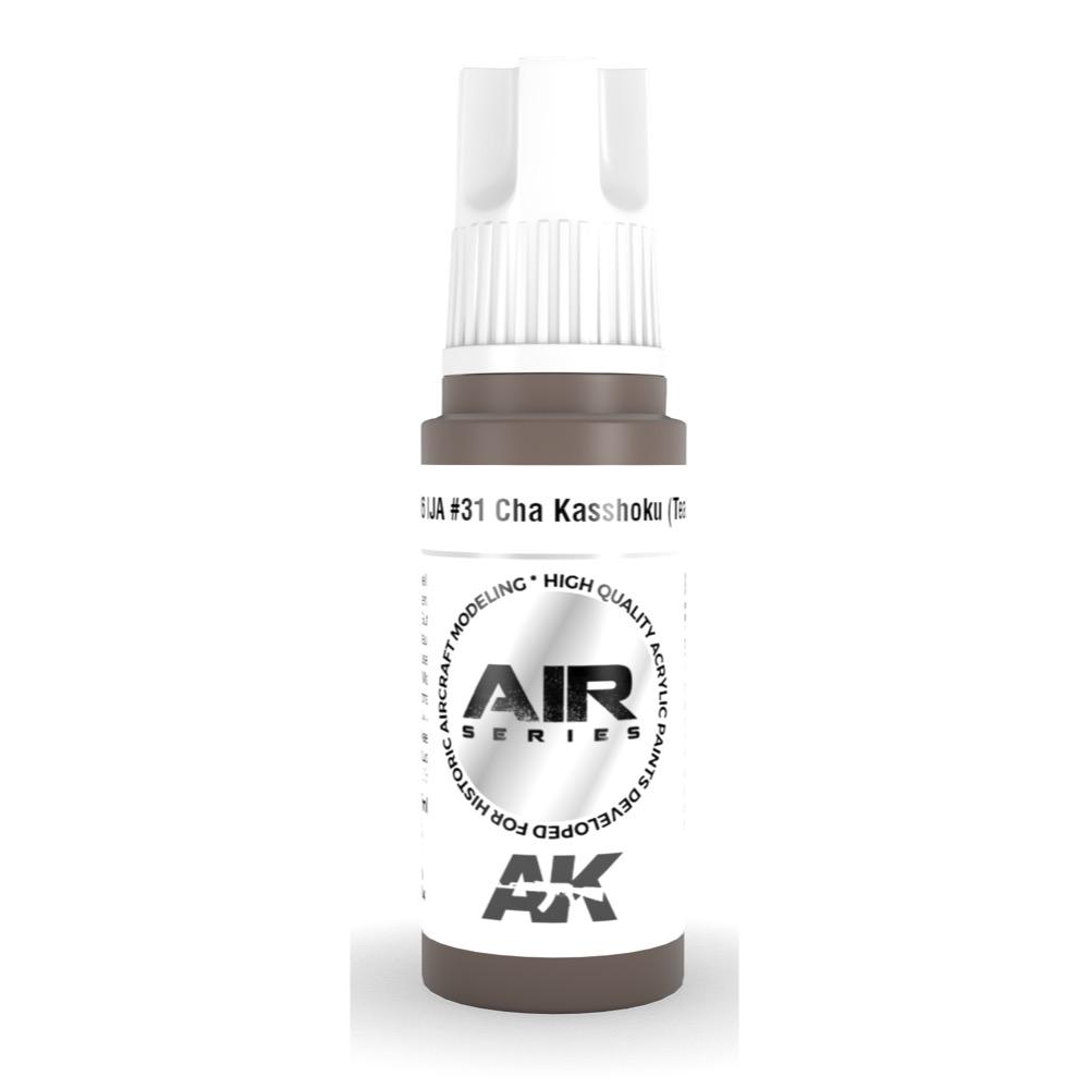 AK Interactive AK11906 Air Series IJA No.31 Cha Kasshoku Tea Color Acrylic Paint - 17ml Bottle - 3rd Gen Formula - Perfect for Model Kits, Miniatures & Dioramas