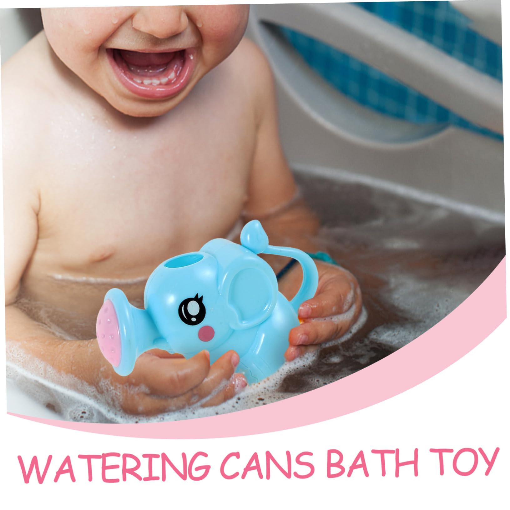 COOLHIYA 2-Pack Bathroom Toys for Kids - Watering Can & Sprinkler Shower Bathtub Toys, BPA-Free PP Plastic - Fun Bath Time Accessories for Toddlers & Preschoolers | Perfect for Indoor Water Play & Sensory Development