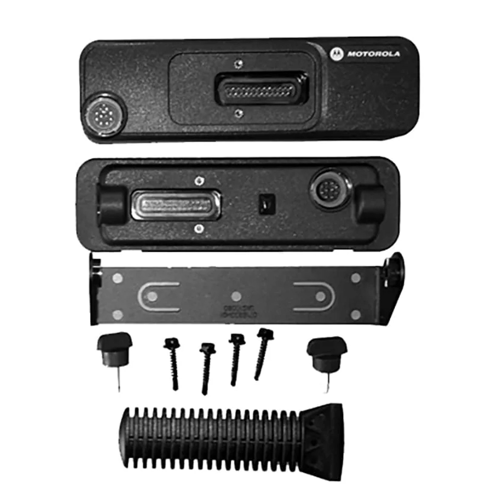 Motorola PMLN6404B Mobile Remote Mount Adapter Kit - Secure Vehicle Installation for Two-Way Radios - Perfect for Trucks, Police Cars & Emergency Vehicles
