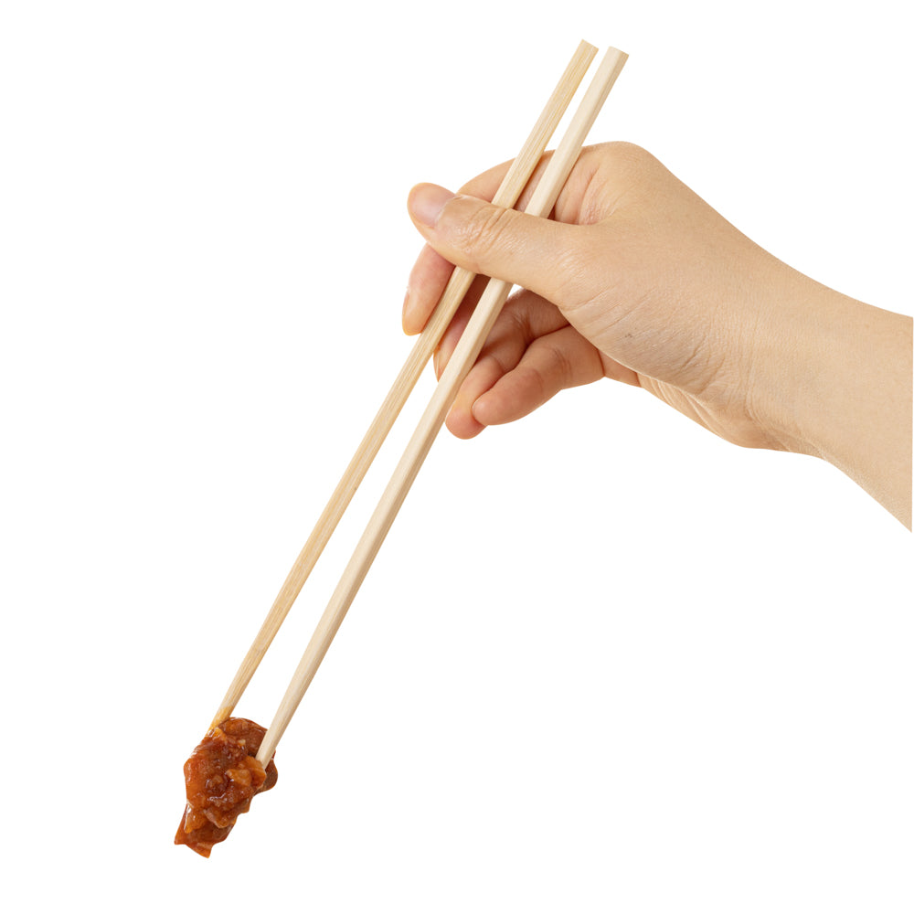 Premium Natural Bamboo Chopsticks - Eco-Friendly Square Modern Design with Paper Band, 9.5 Inch, 1000 Count Bulk Box - Perfect for Restaurants, Sushi Bars, Asian Cuisine & Home Dining