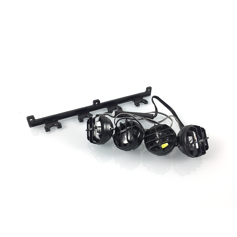 Metal Device Cover Plate Brake Caliper Door Hinges LED Luggage Rack for CAPO 1/6 SIXER1 RC Crawler Car - 2WD/4WD Transfer Case Upgrade Parts - Perfect for Off-Road Crawling & Scale Model Customization