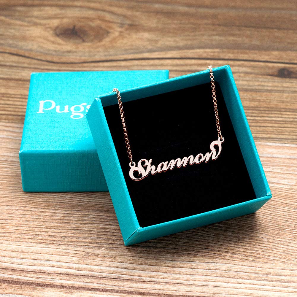 Custom Personalized Name Necklace in Sterling Silver - Perfect for Birthdays, Anniversaries & Gifts