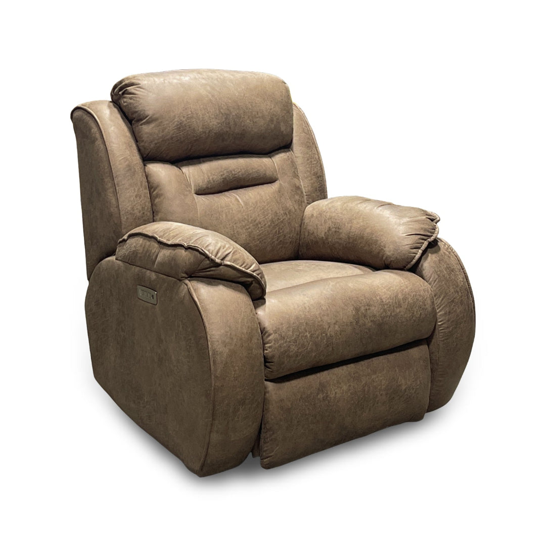 Remix Wall-Saving Power Recliner Chair - Space Saving Electric Lift Recliner for Living Room, Bedroom & Home Theater - Comfortable Leather Massage Chair with USB Charger