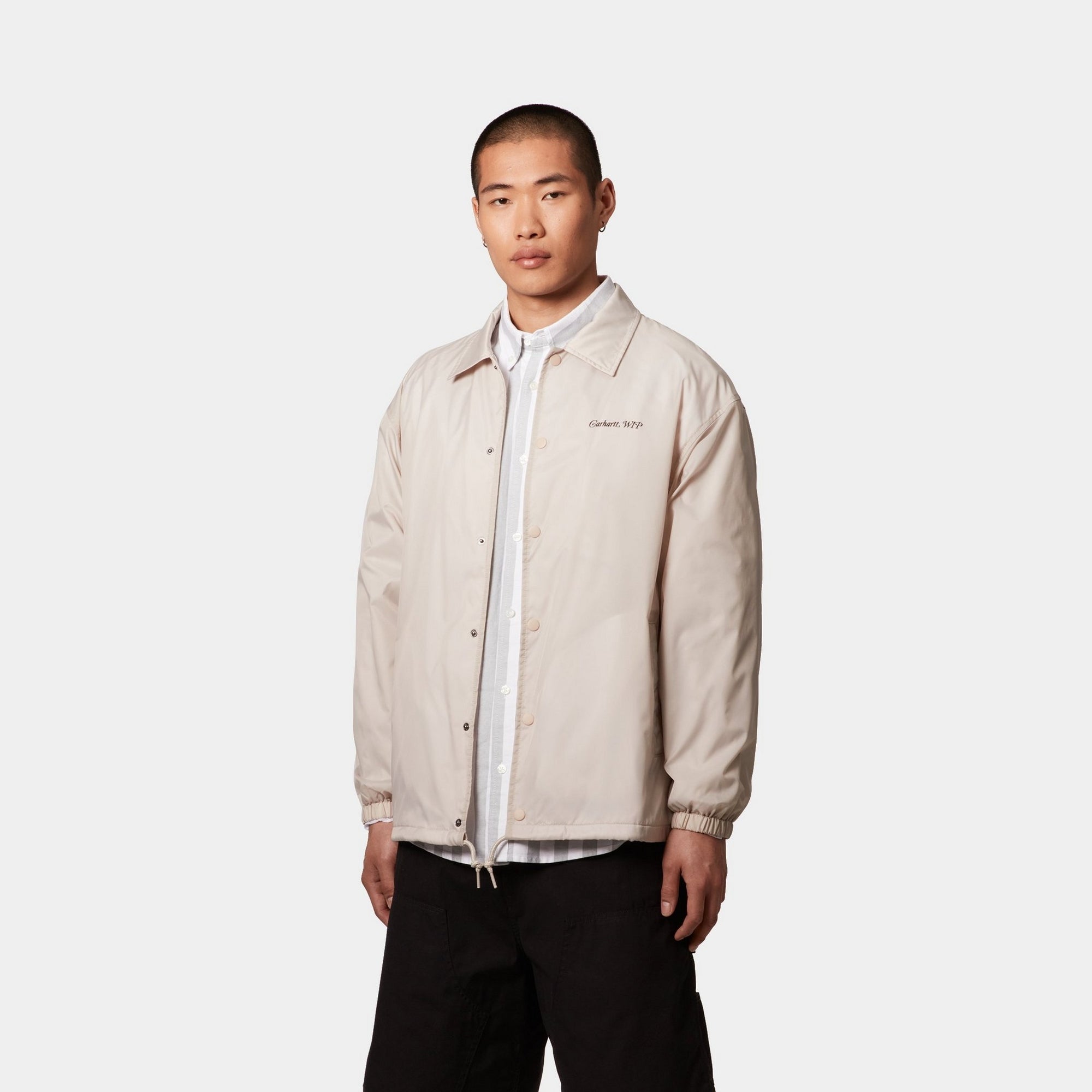 HarttBreaker Coach Jacket - Lightweight Silver Cloud Windbreaker for Men & Women | Perfect for Outdoor Sports, Casual Wear & Street Style Fashion