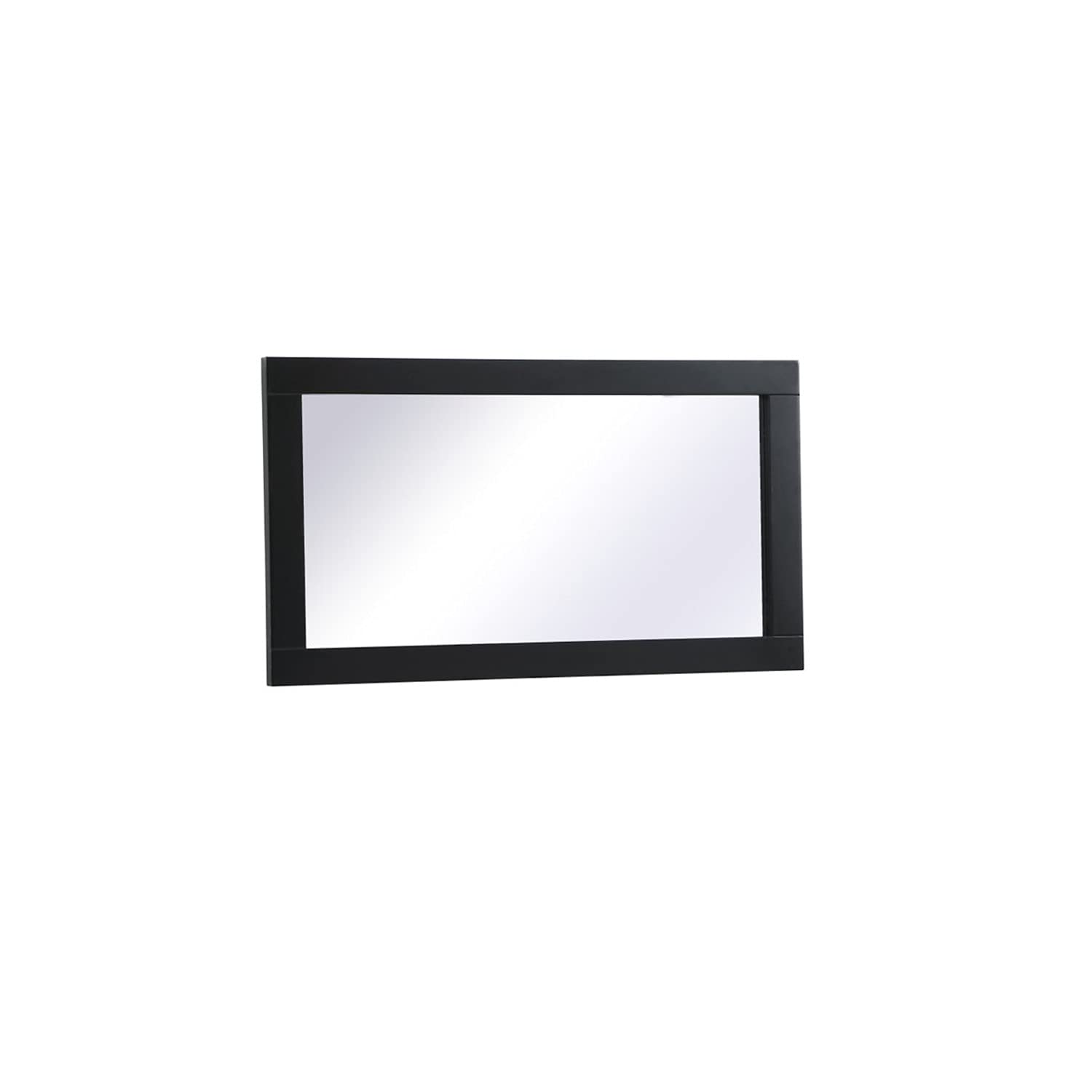 Elegant Black MDF Vanity Mirror 18x32 for Bathroom Decor