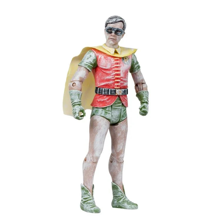 DC Retro Batman 66 TV Series Action Figure - Classic Wax Robin Collectible Toy for Superhero Fans | Perfect for Display, Gifts & Nostalgic Collections