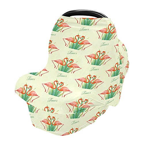 Personalized Baby Name Car Seat Covers - Floral Nursing Cover for Breastfeeding - Perfect Baby Shower Gifts for Boys & Girls - Ideal for Newborn Travel, Nursing Privacy & Special Occasion Presents