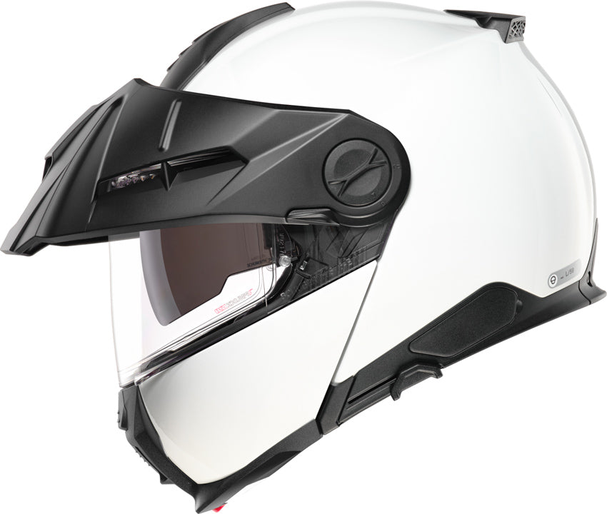 Schuberth E2 Gloss White Motorcycle Helmet - Premium DOT Certified Full Face Helmet for Men & Women - Ideal for Street Riding, Touring & Commuting